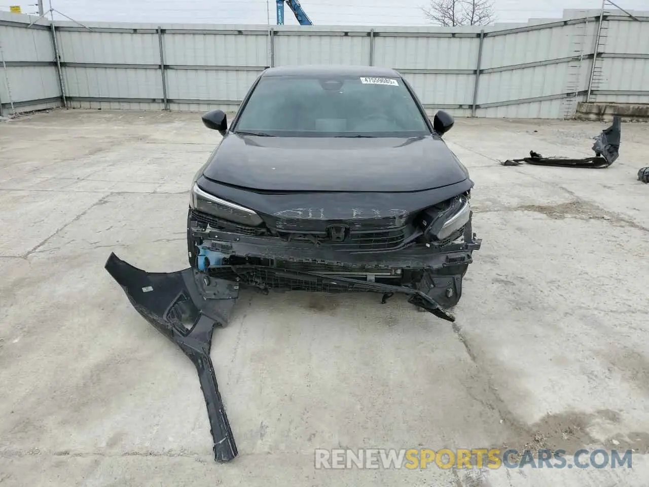 5 fotografías del automóvil dañado 2HGFE2F57NH581978 HONDA CIVIC 2022
