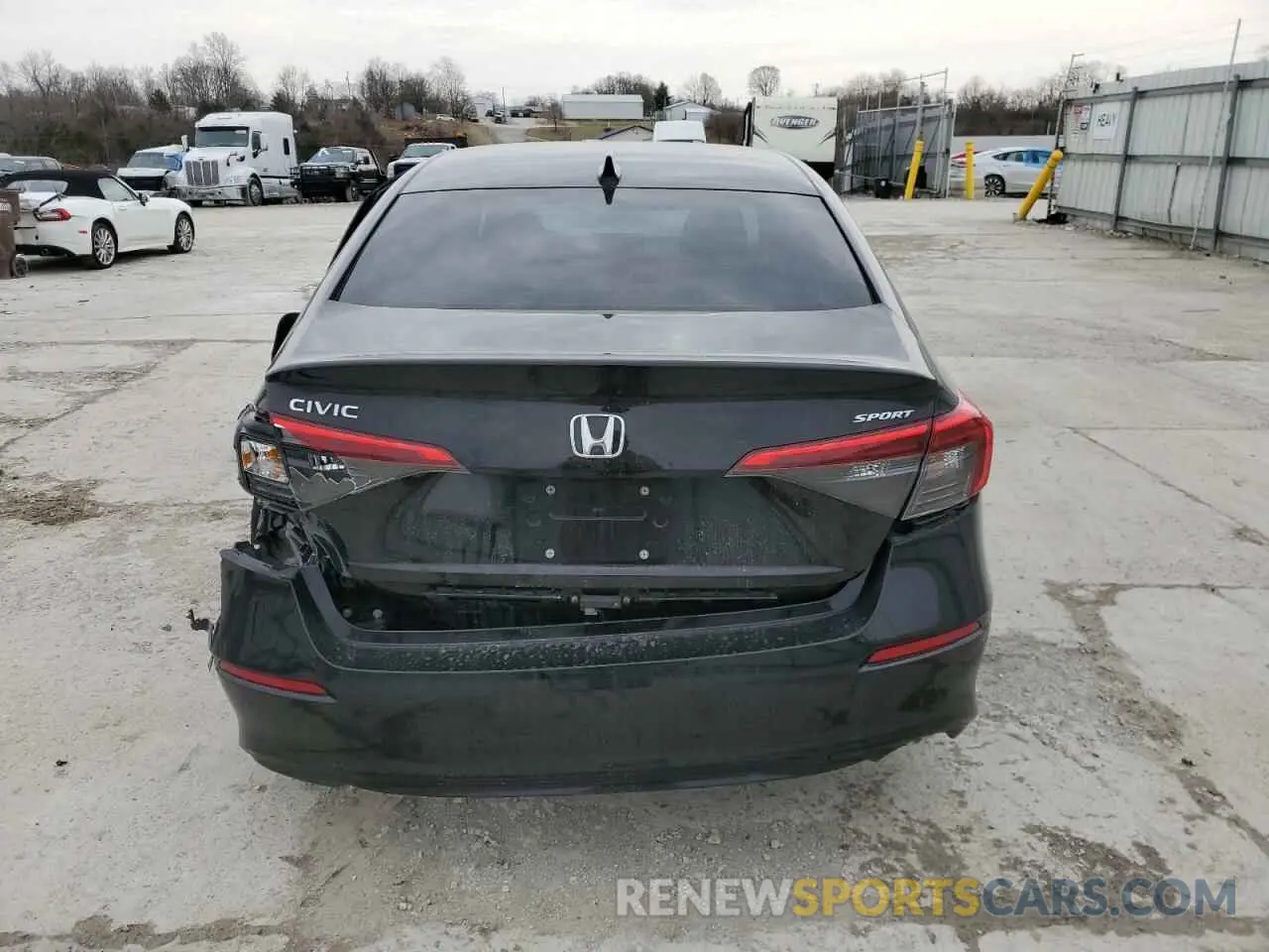 6 fotografías del automóvil dañado 2HGFE2F57NH581978 HONDA CIVIC 2022