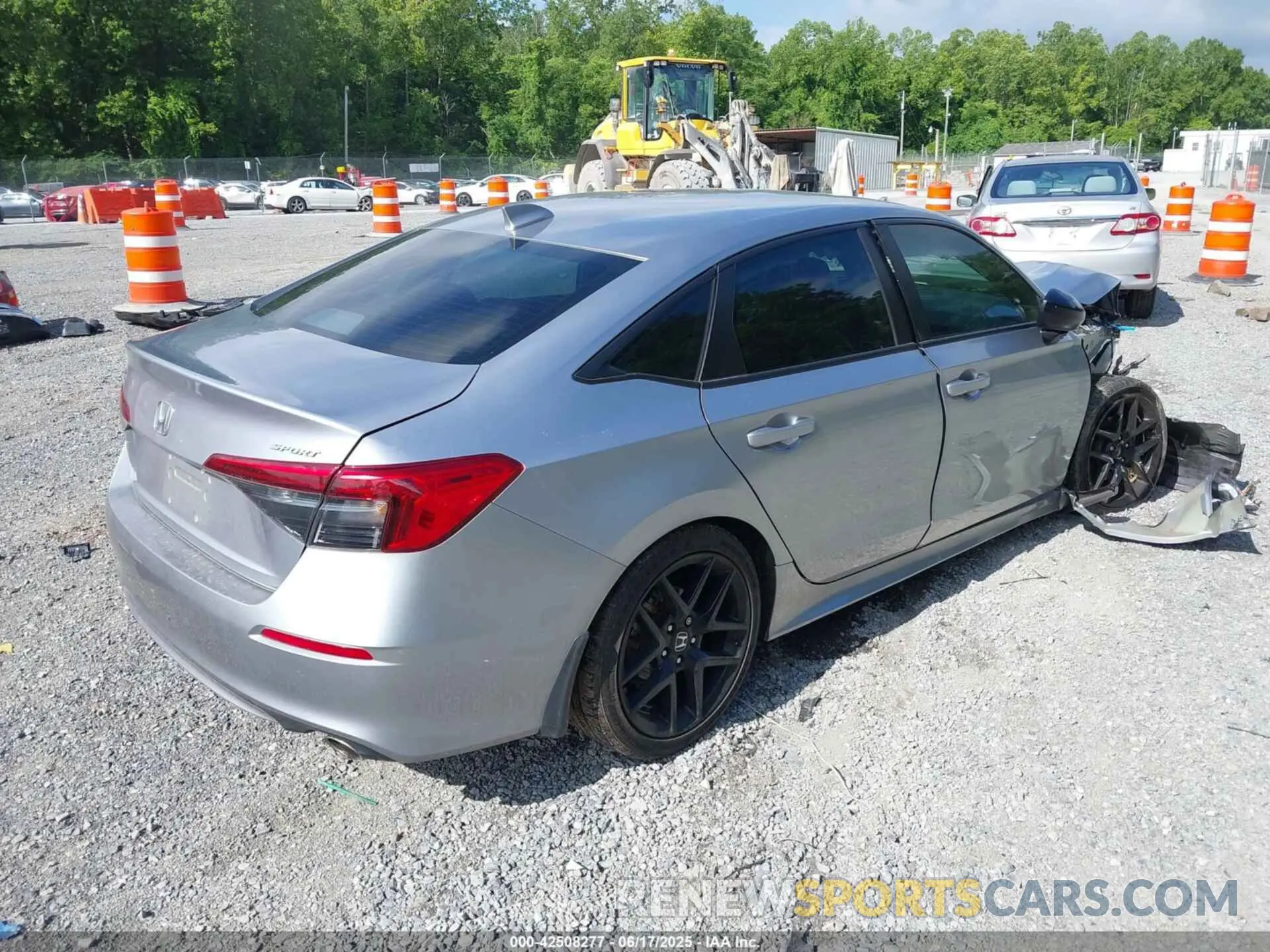 4 fotografías del automóvil dañado 2HGFE2F57NH607141 HONDA CIVIC 2022
