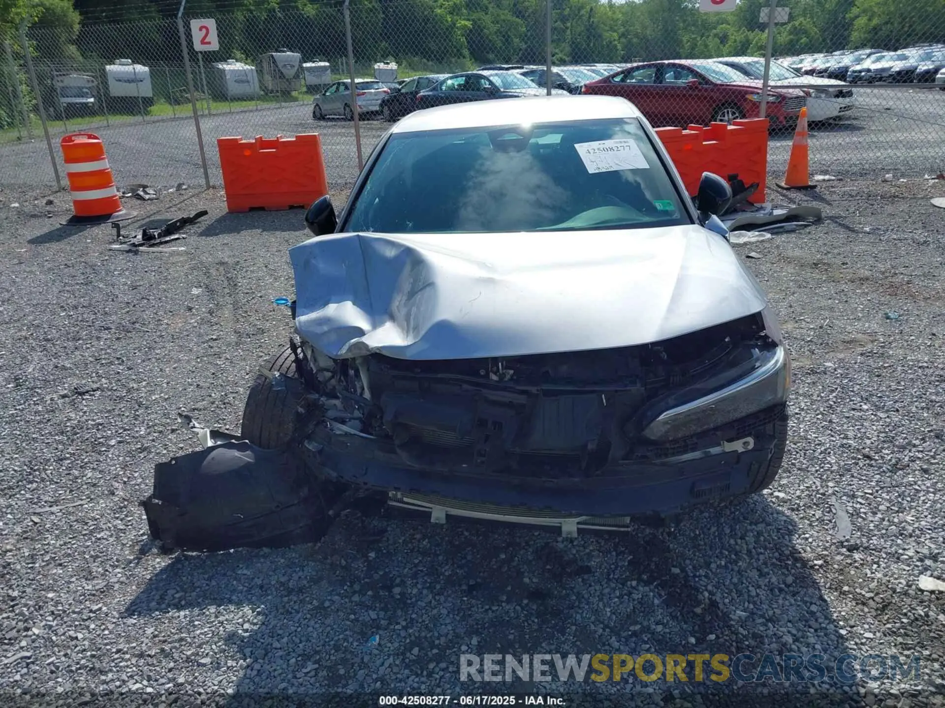 6 fotografías del automóvil dañado 2HGFE2F57NH607141 HONDA CIVIC 2022