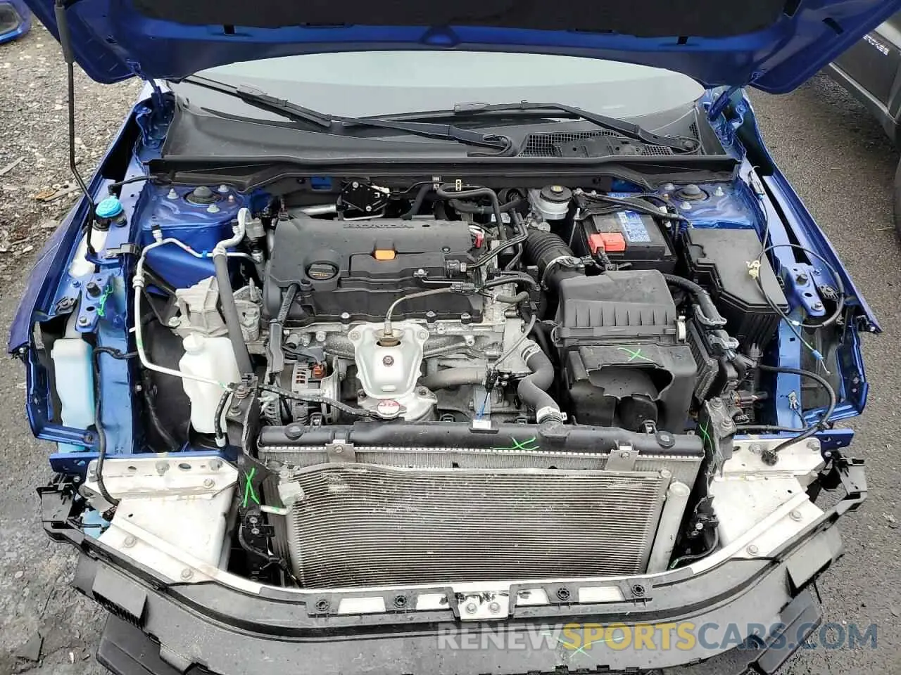 11 fotografías del automóvil dañado 2HGFE2F58NH502883 HONDA CIVIC 2022