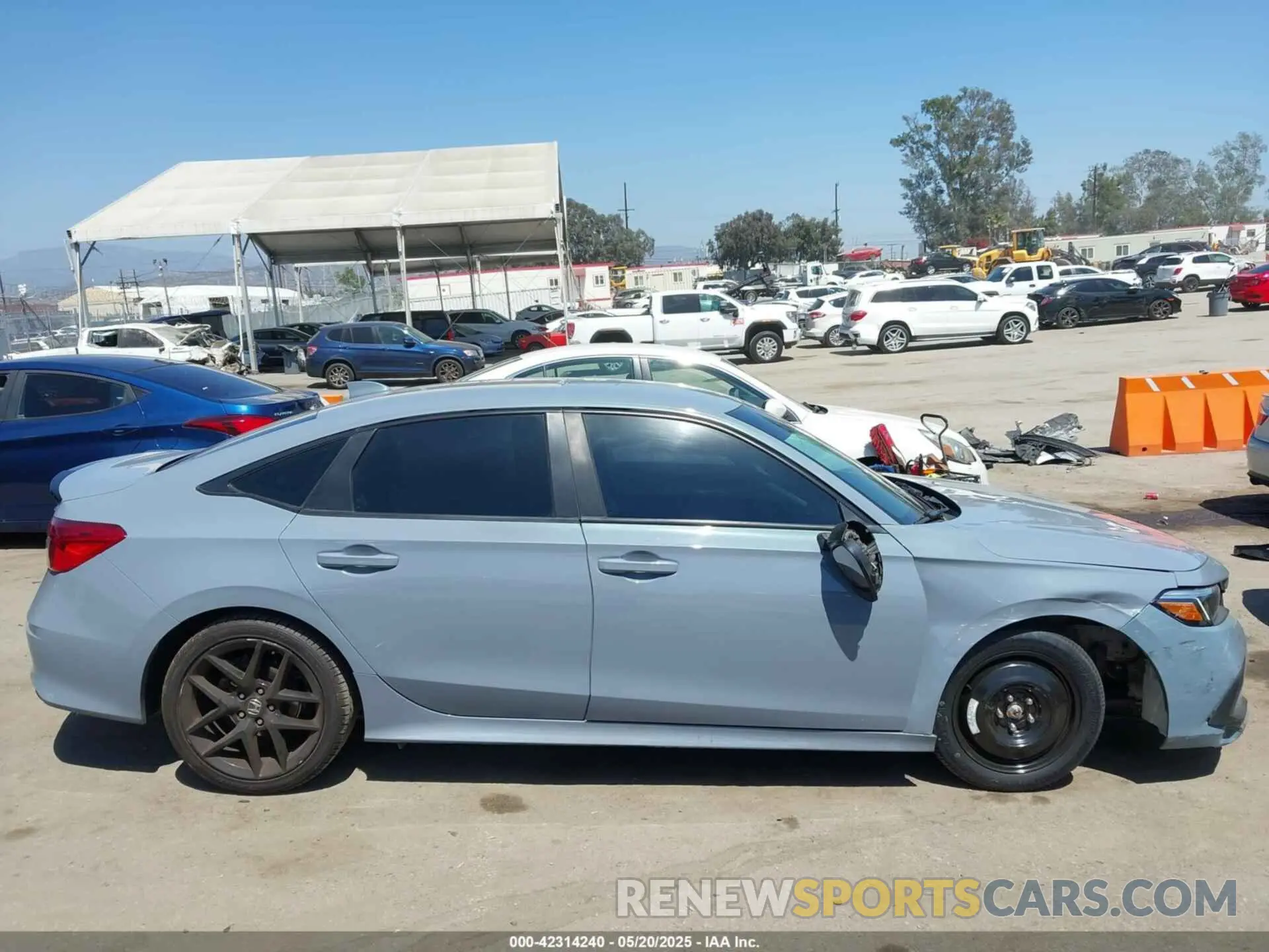 14 fotografías del automóvil dañado 2HGFE2F58NH519554 HONDA CIVIC 2022