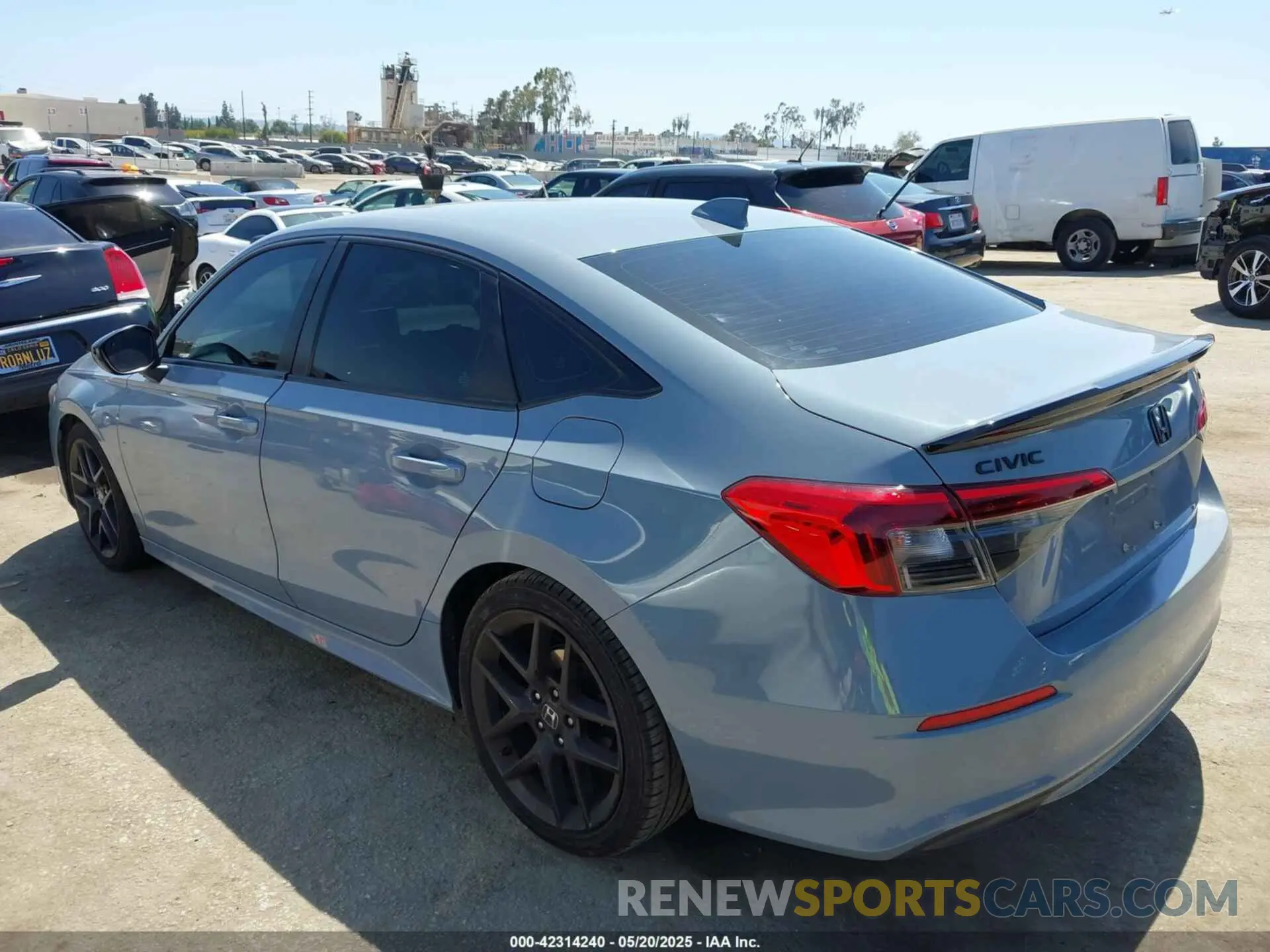 3 fotografías del automóvil dañado 2HGFE2F58NH519554 HONDA CIVIC 2022