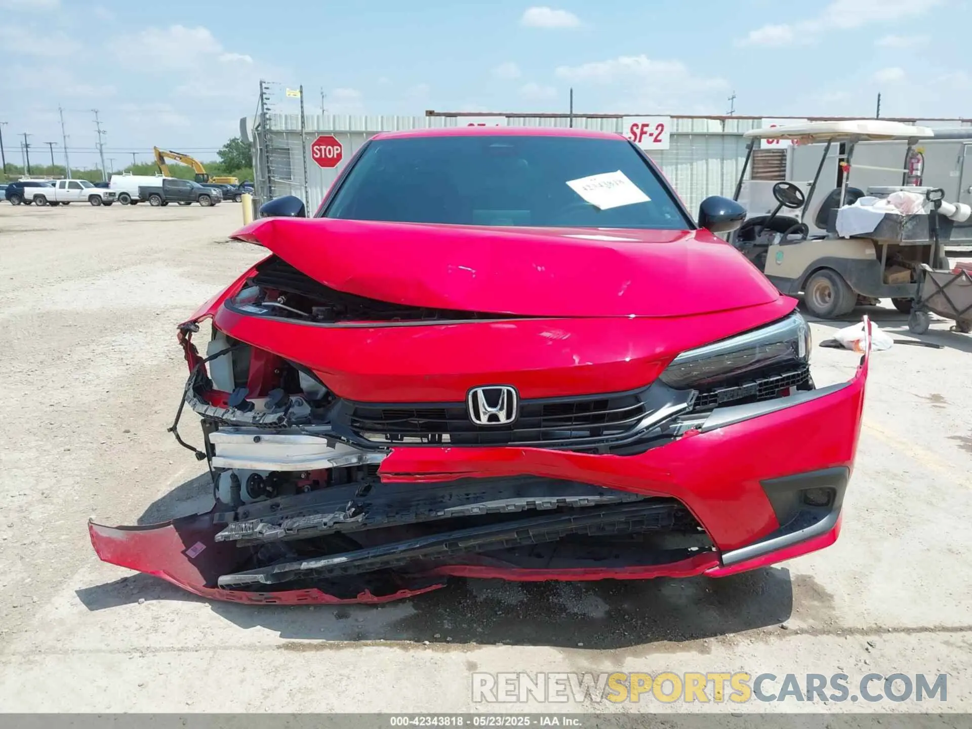 12 fotografías del automóvil dañado 2HGFE2F58NH537245 HONDA CIVIC 2022
