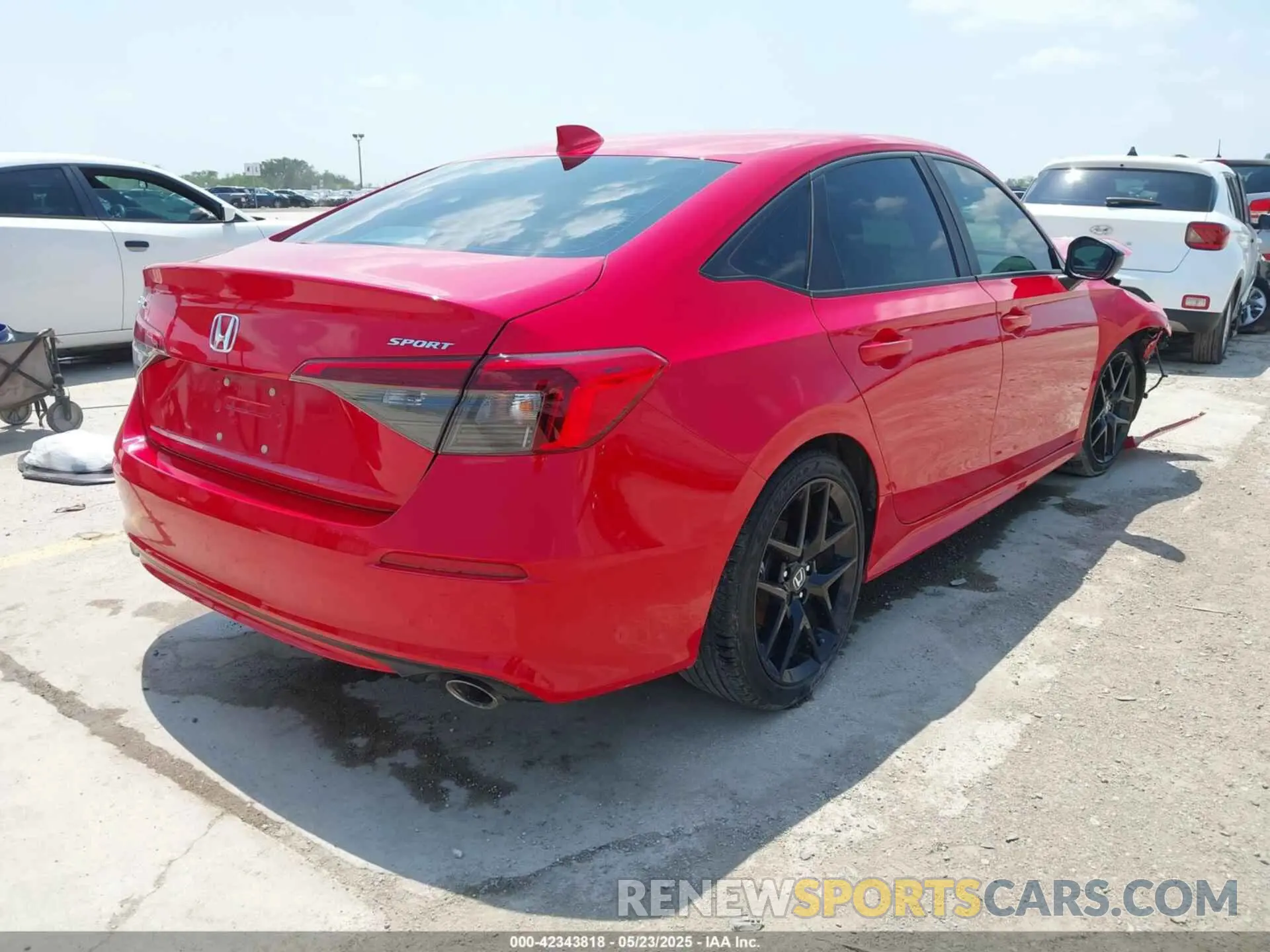 4 fotografías del automóvil dañado 2HGFE2F58NH537245 HONDA CIVIC 2022