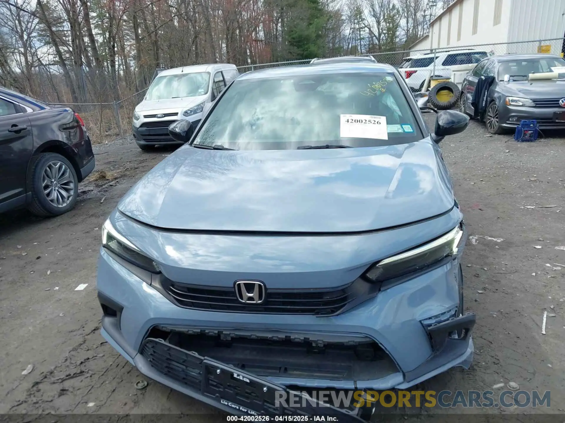 12 fotografías del automóvil dañado 2HGFE2F58NH537925 HONDA CIVIC 2022