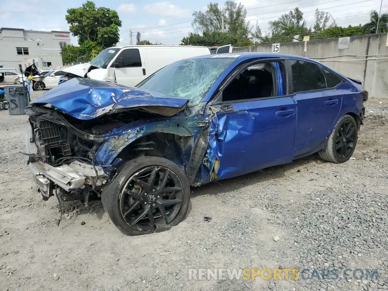 1 fotografías del automóvil dañado 2HGFE2F58NH556510 HONDA CIVIC 2022