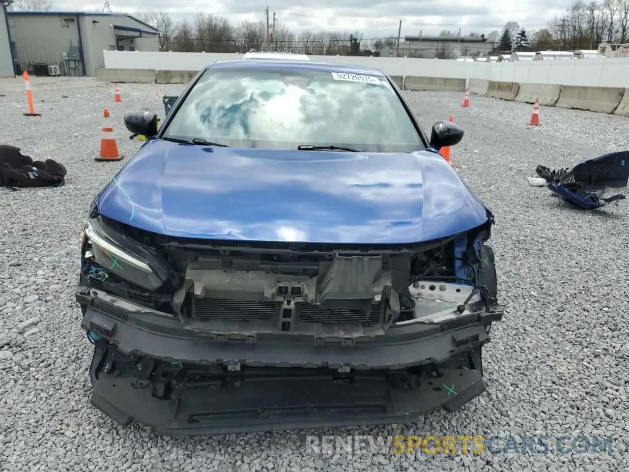 5 fotografías del automóvil dañado 2HGFE2F58NH560590 HONDA CIVIC 2022