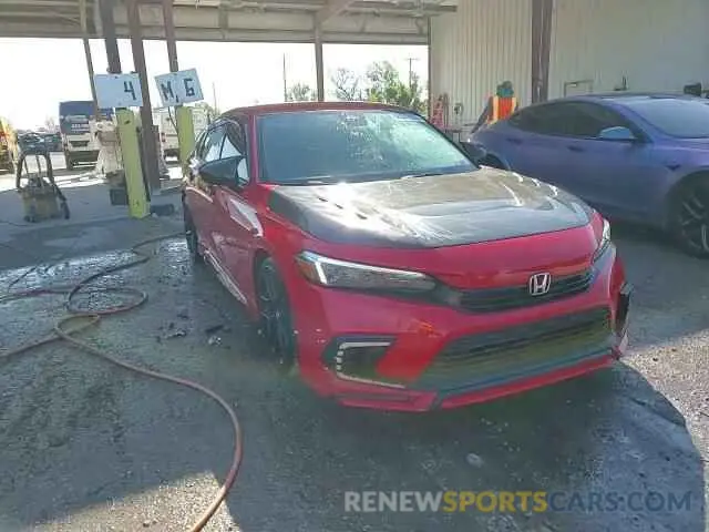 13 fotografías del automóvil dañado 2HGFE2F58NH600778 HONDA CIVIC 2022