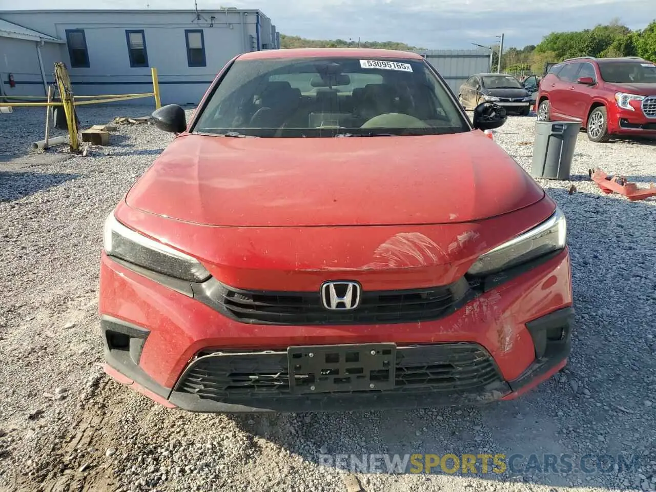 5 fotografías del automóvil dañado 2HGFE2F58NH605317 HONDA CIVIC 2022