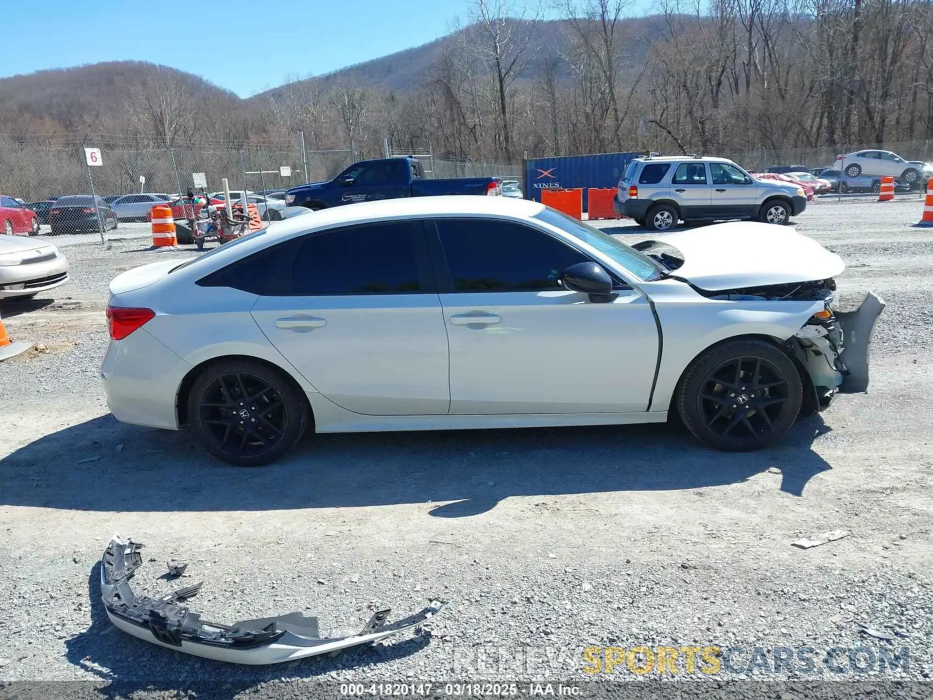 13 fotografías del automóvil dañado 2HGFE2F59NH502102 HONDA CIVIC 2022