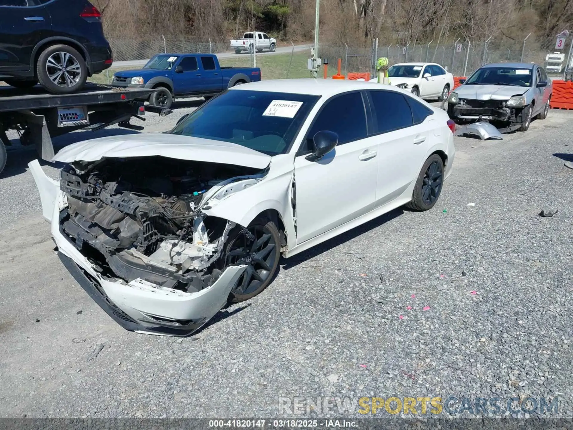 2 fotografías del automóvil dañado 2HGFE2F59NH502102 HONDA CIVIC 2022