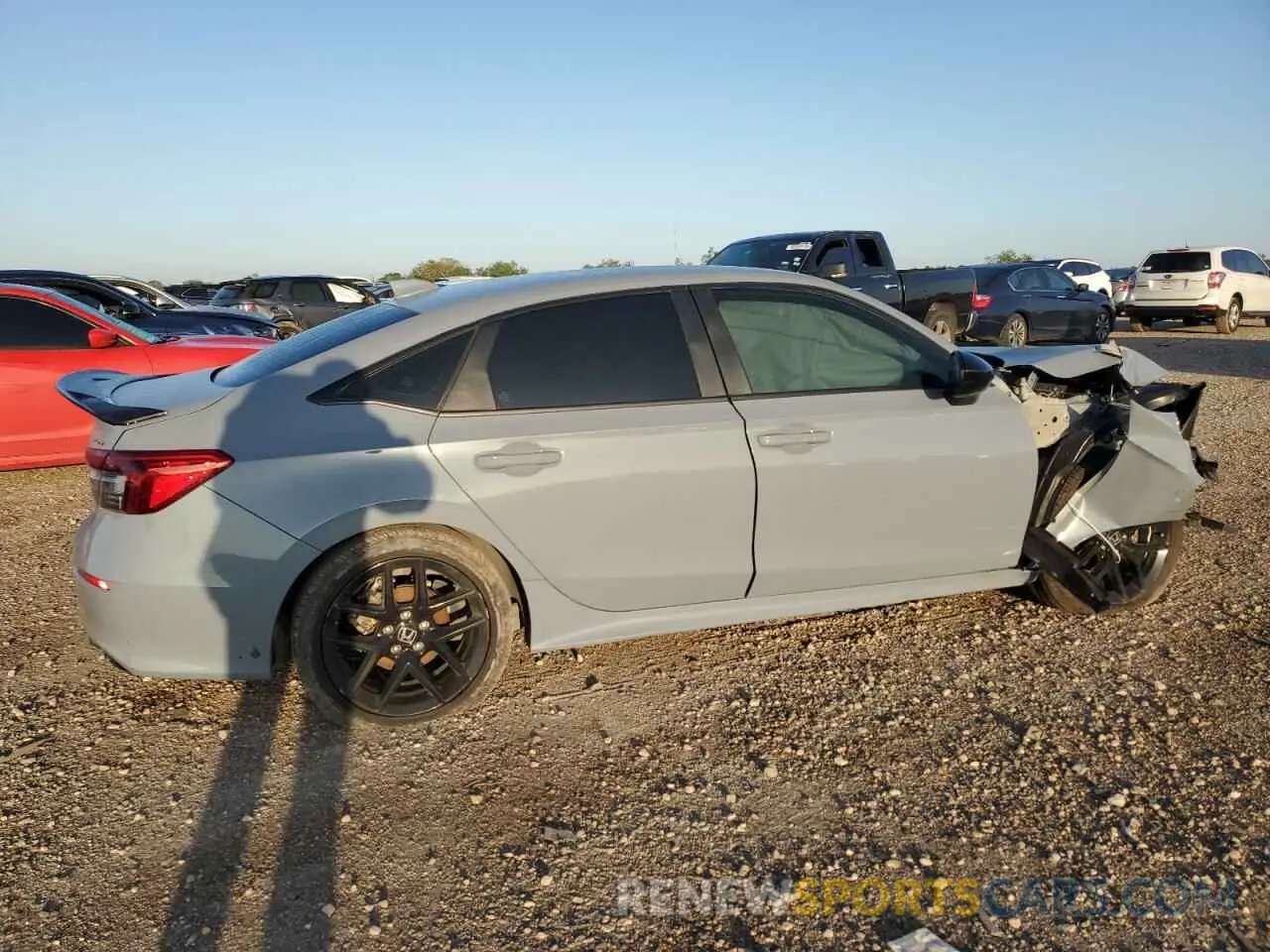 3 fotografías del automóvil dañado 2HGFE2F59NH514086 HONDA CIVIC 2022