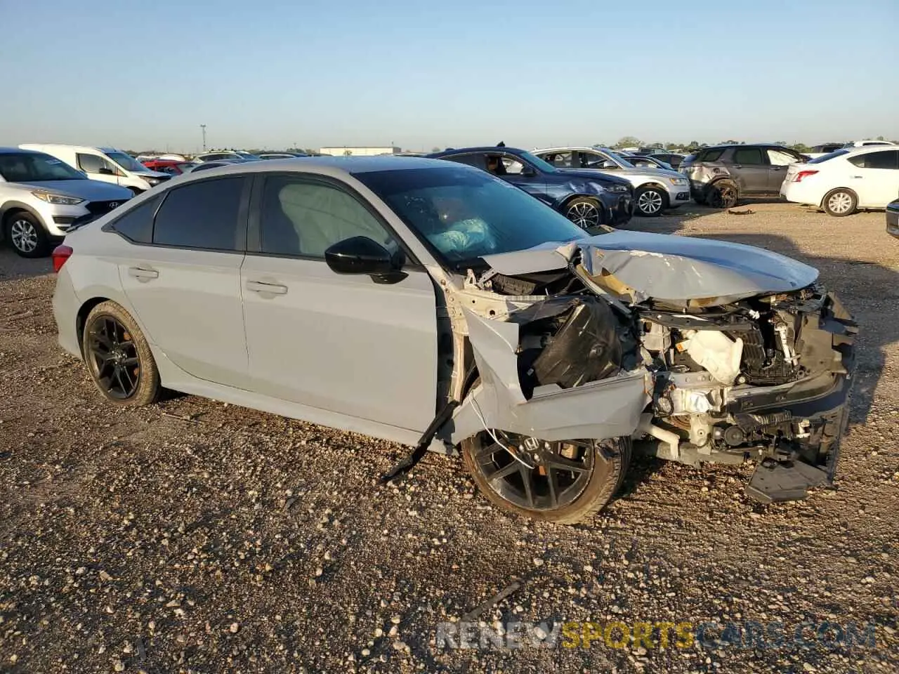 4 fotografías del automóvil dañado 2HGFE2F59NH514086 HONDA CIVIC 2022