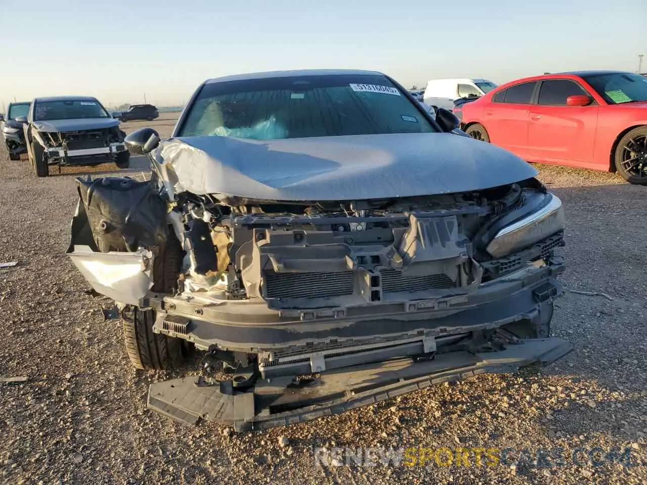 5 fotografías del automóvil dañado 2HGFE2F59NH514086 HONDA CIVIC 2022