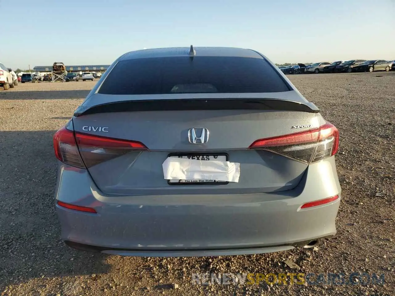 6 fotografías del automóvil dañado 2HGFE2F59NH514086 HONDA CIVIC 2022