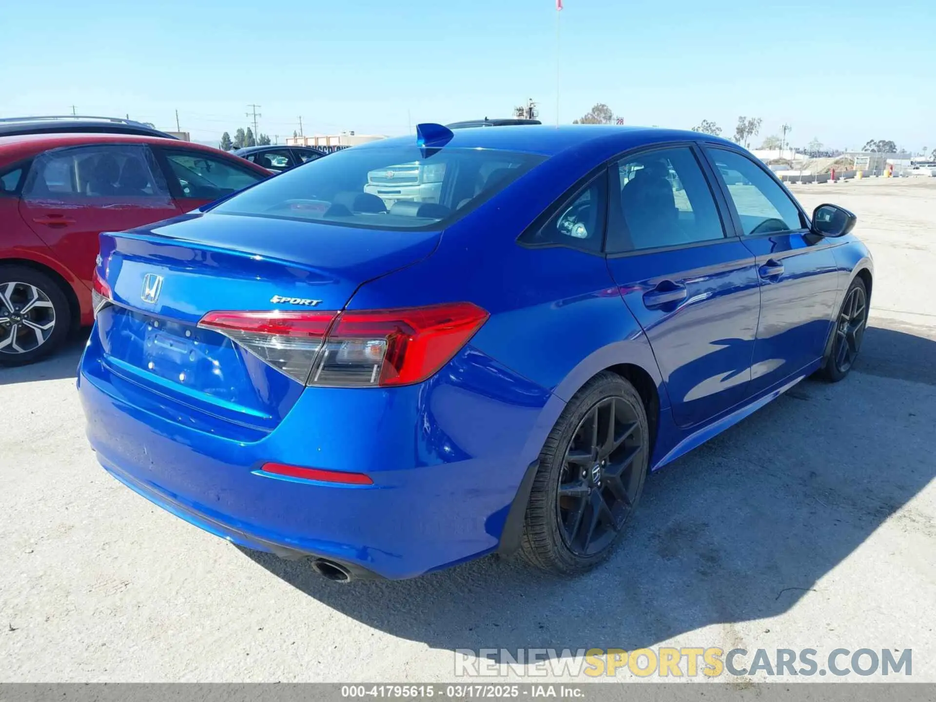 4 fotografías del automóvil dañado 2HGFE2F59NH544026 HONDA CIVIC 2022