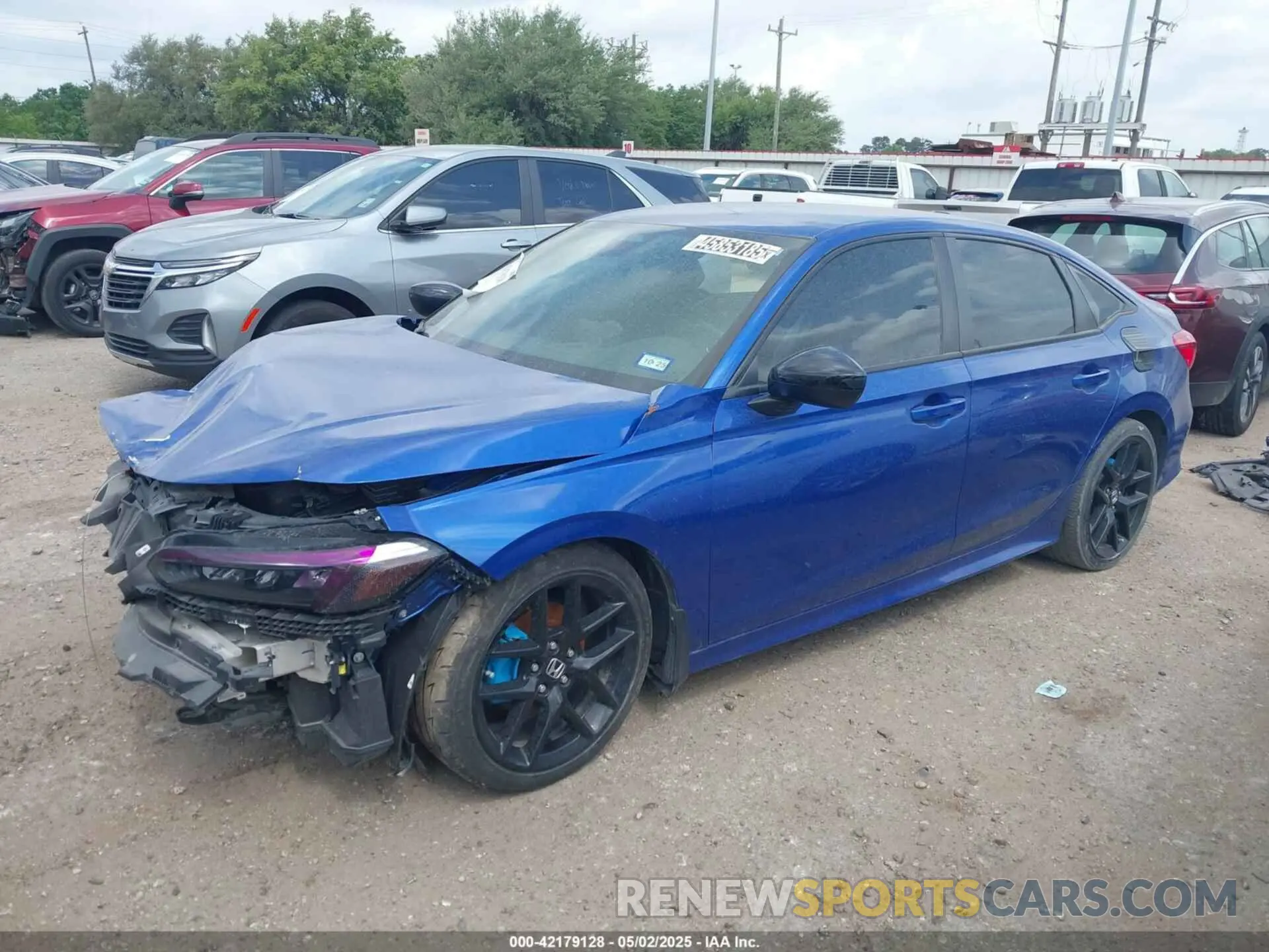 2 fotografías del automóvil dañado 2HGFE2F59NH553423 HONDA CIVIC 2022