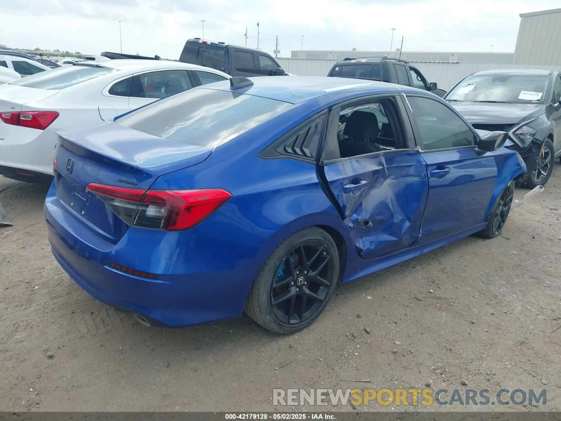4 fotografías del automóvil dañado 2HGFE2F59NH553423 HONDA CIVIC 2022