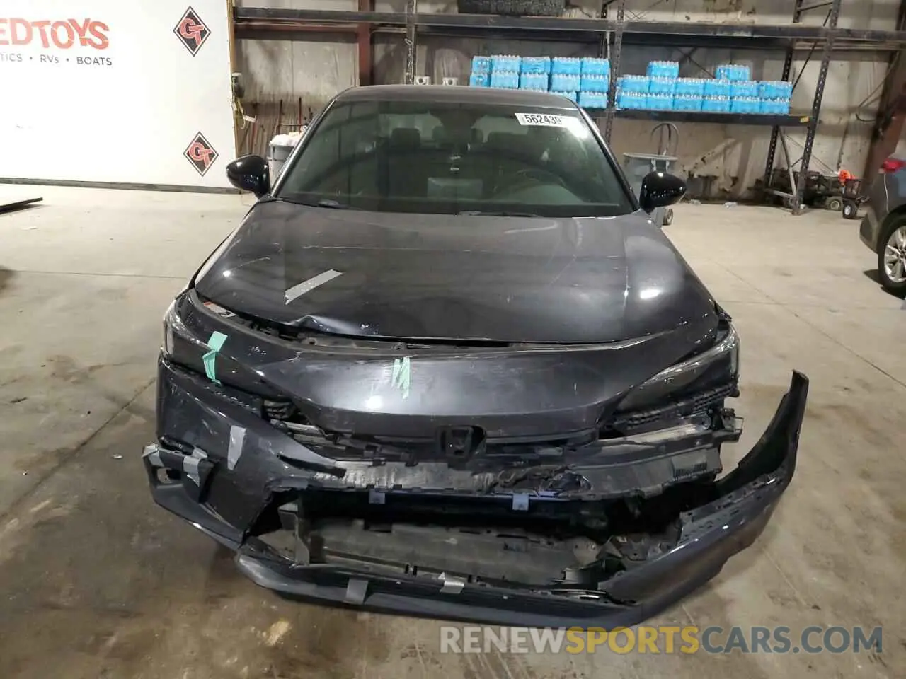 5 fotografías del automóvil dañado 2HGFE2F59NH560159 HONDA CIVIC 2022