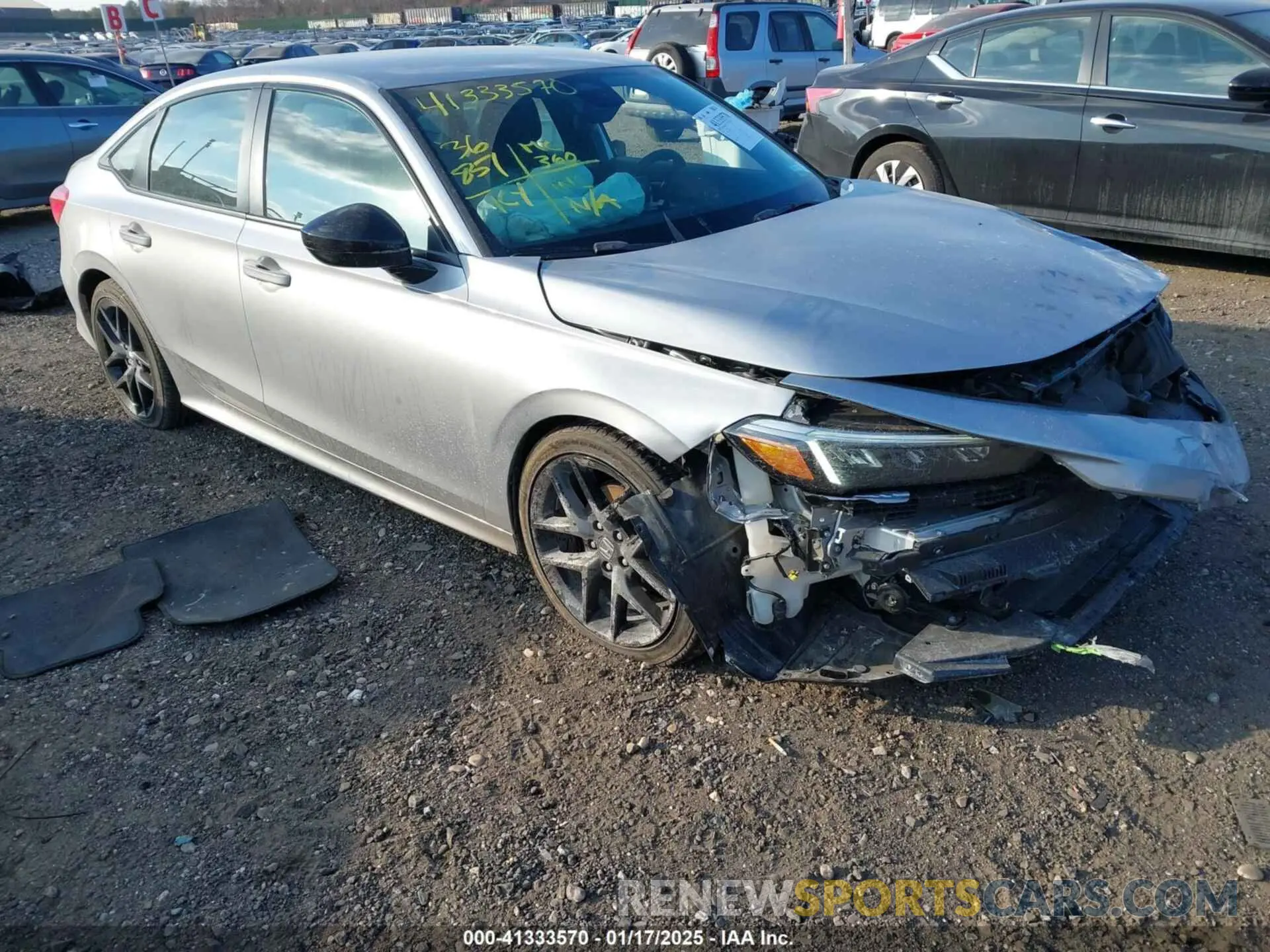 1 fotografías del automóvil dañado 2HGFE2F59NH568259 HONDA CIVIC 2022