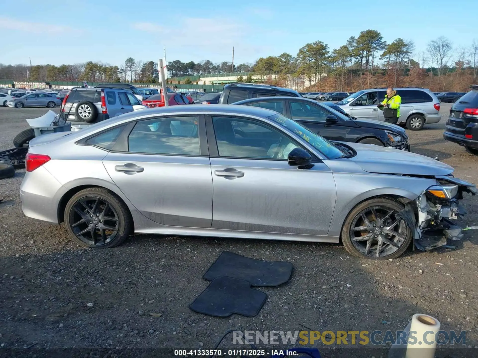 13 fotografías del automóvil dañado 2HGFE2F59NH568259 HONDA CIVIC 2022
