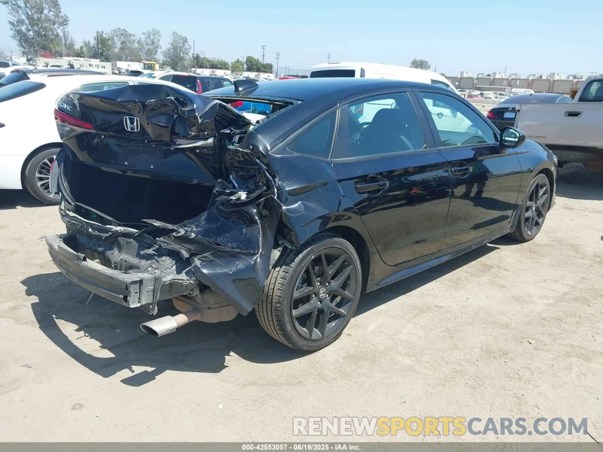 4 fotografías del automóvil dañado 2HGFE2F59NH598667 HONDA CIVIC 2022