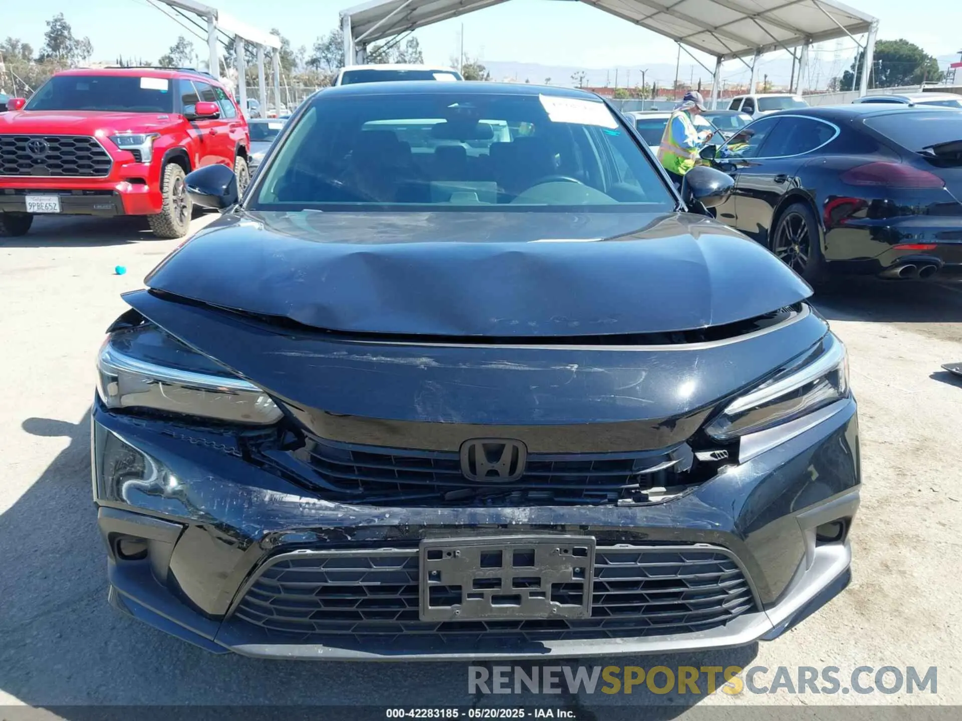 12 fotografías del automóvil dañado 2HGFE2F59NH601695 HONDA CIVIC 2022