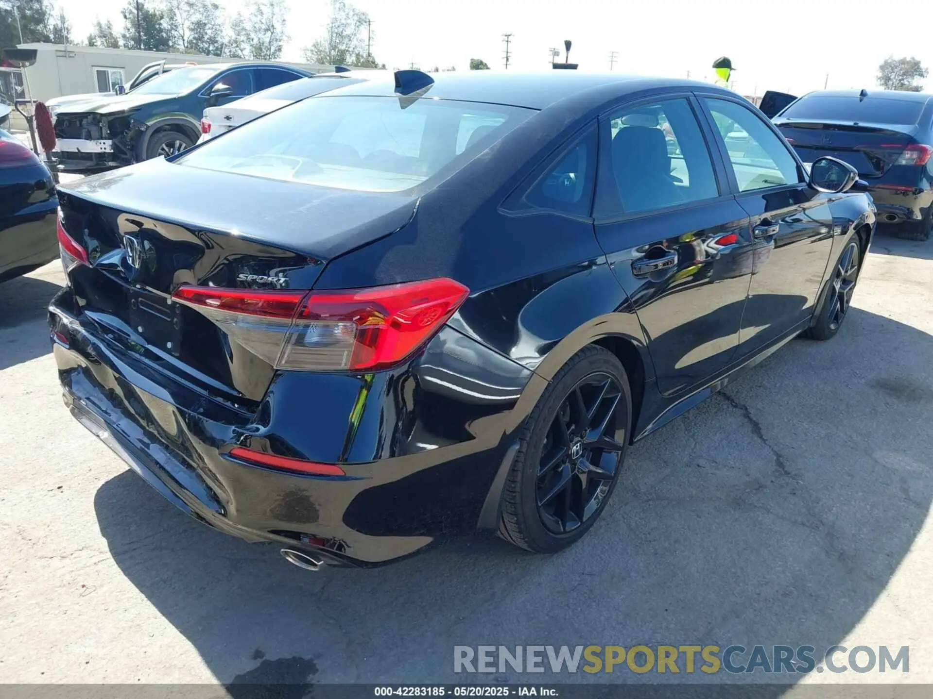 4 fotografías del automóvil dañado 2HGFE2F59NH601695 HONDA CIVIC 2022