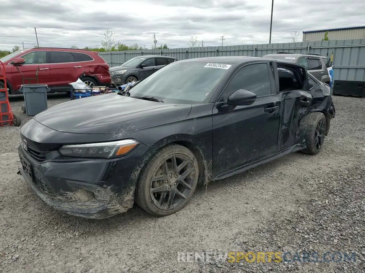 1 fotografías del automóvil dañado 2HGFE2F5XNH124100 HONDA CIVIC 2022