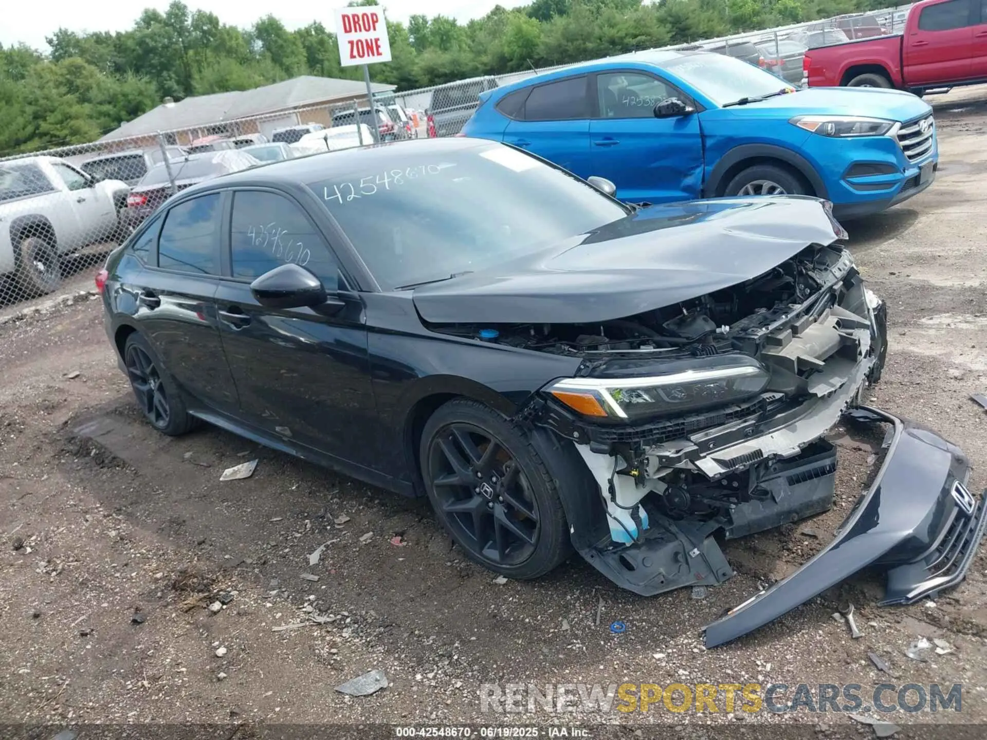 1 fotografías del automóvil dañado 2HGFE2F5XNH537165 HONDA CIVIC 2022