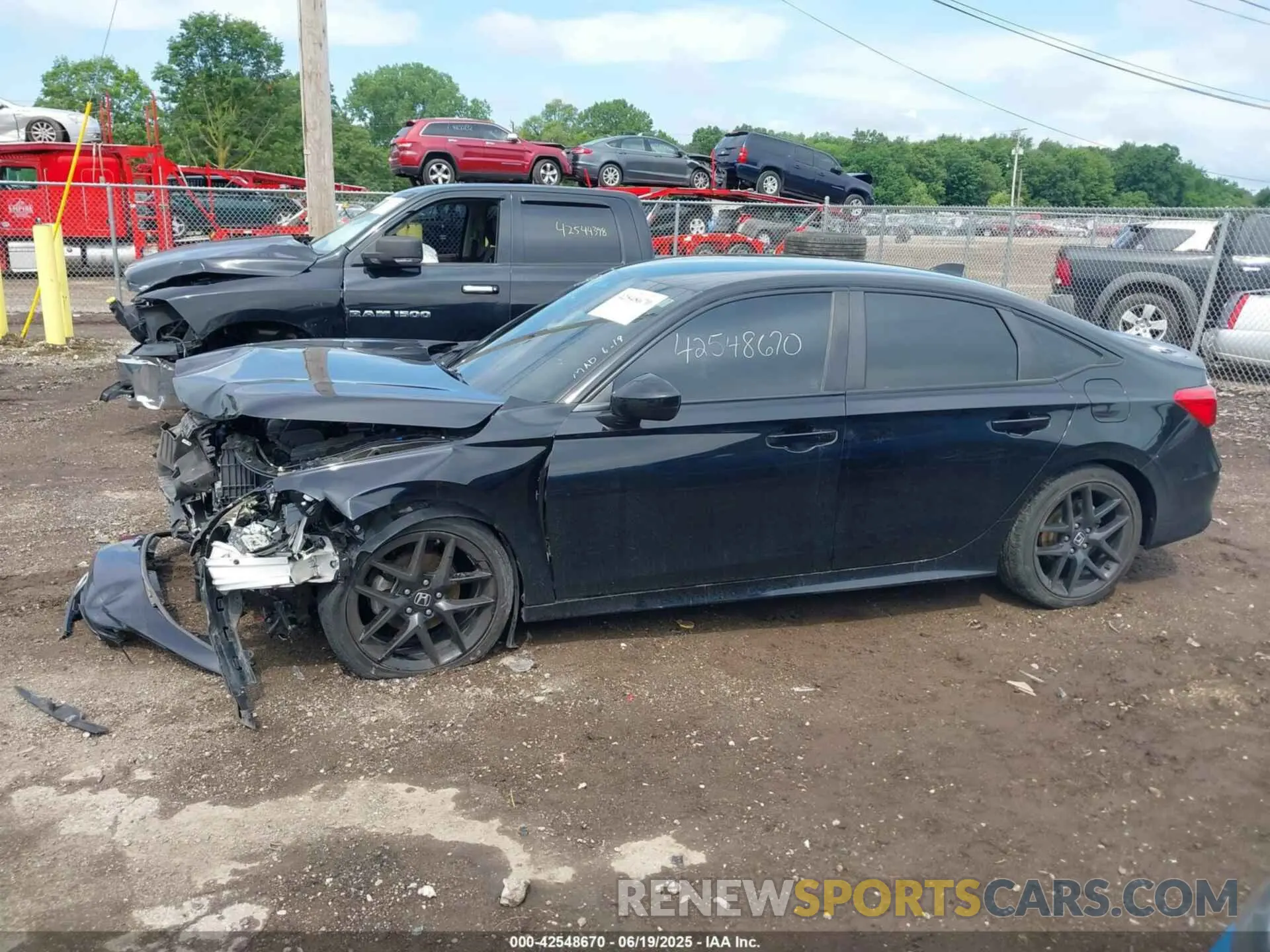 14 fotografías del automóvil dañado 2HGFE2F5XNH537165 HONDA CIVIC 2022