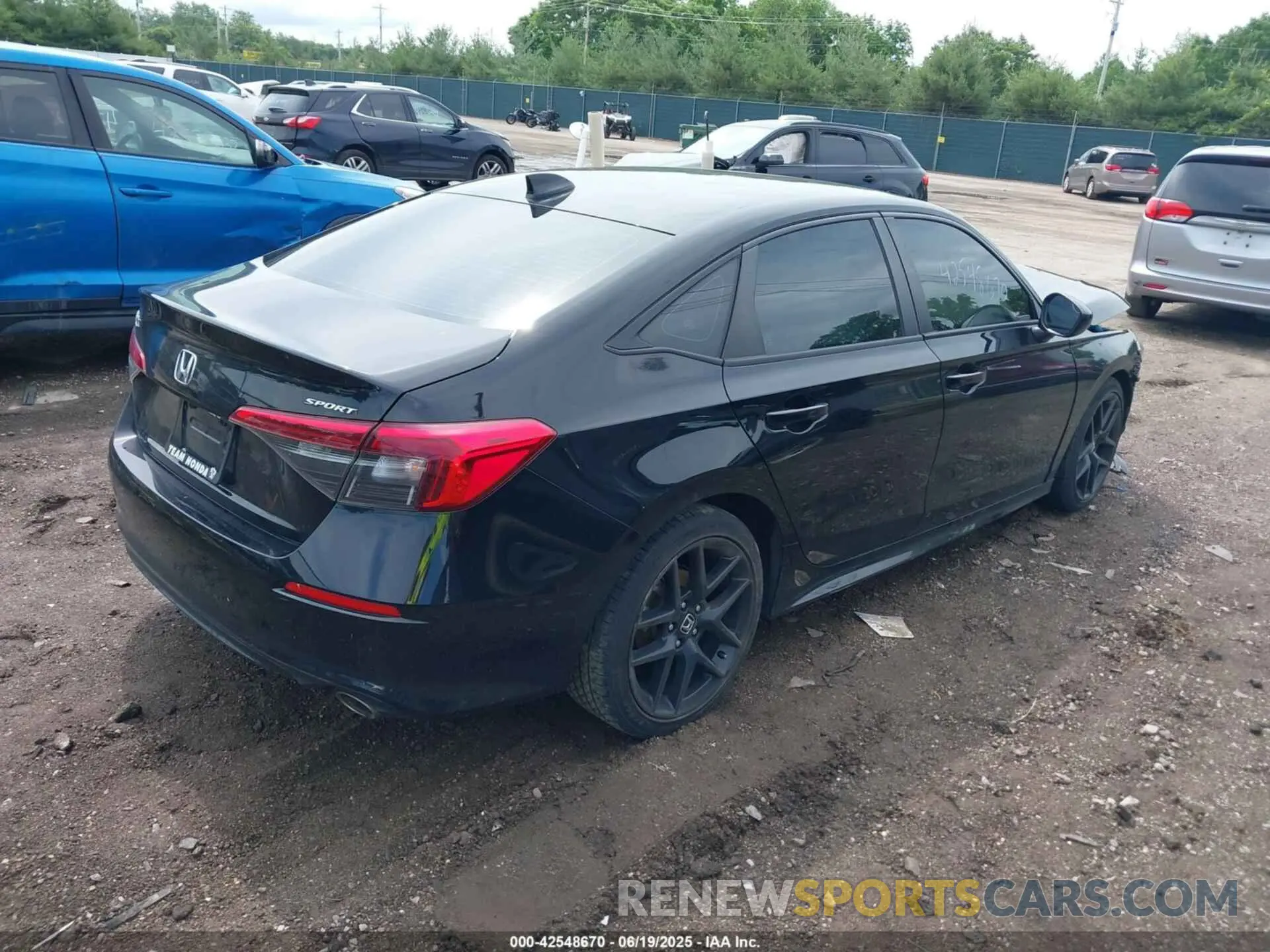 4 fotografías del automóvil dañado 2HGFE2F5XNH537165 HONDA CIVIC 2022
