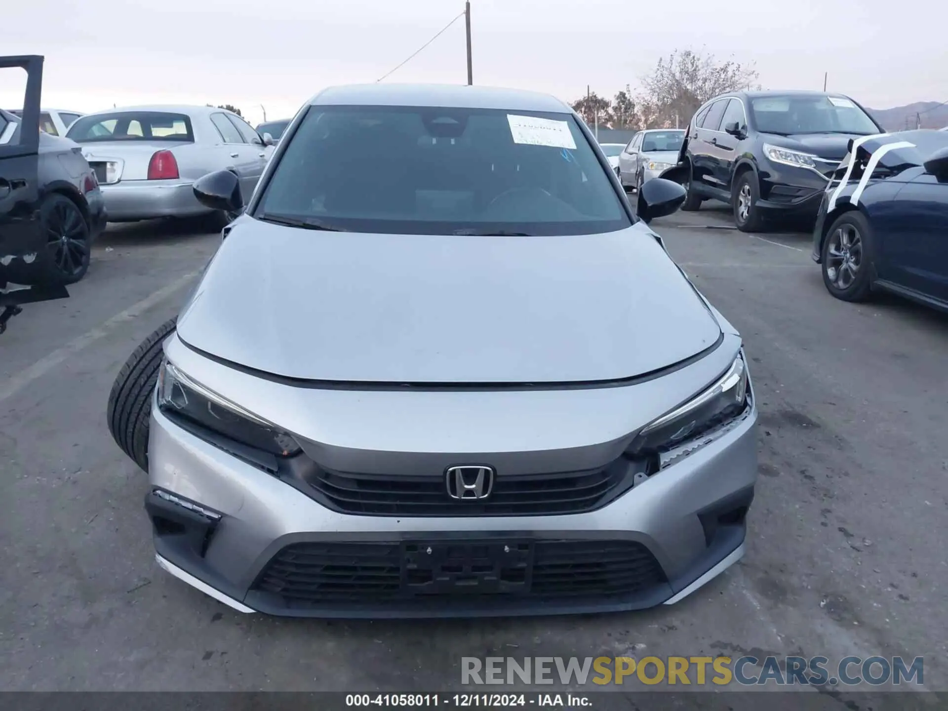 12 fotografías del automóvil dañado 2HGFE2F5XNH539143 HONDA CIVIC 2022