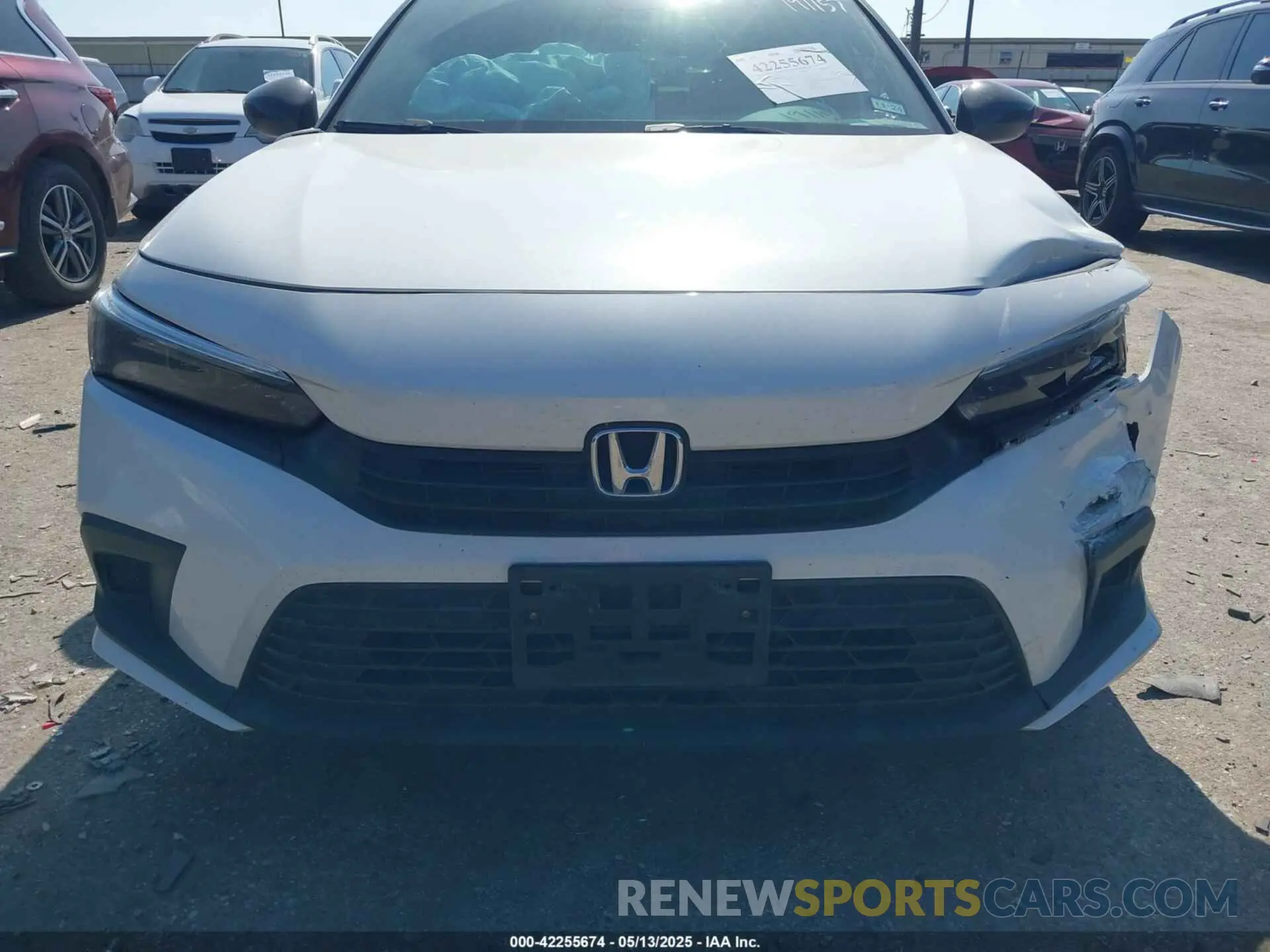 11 fotografías del automóvil dañado 2HGFE2F5XNH544875 HONDA CIVIC 2022