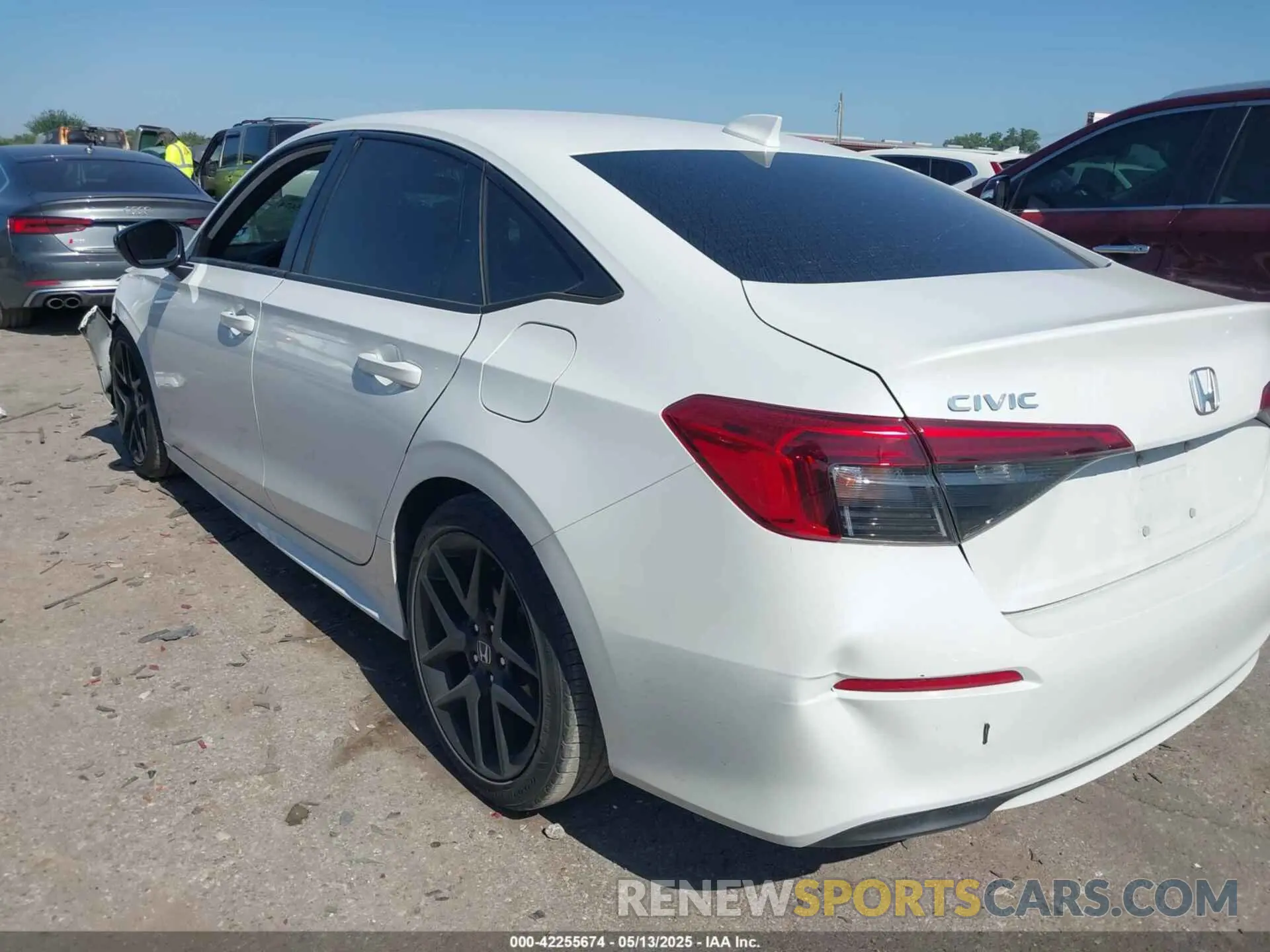 3 fotografías del automóvil dañado 2HGFE2F5XNH544875 HONDA CIVIC 2022