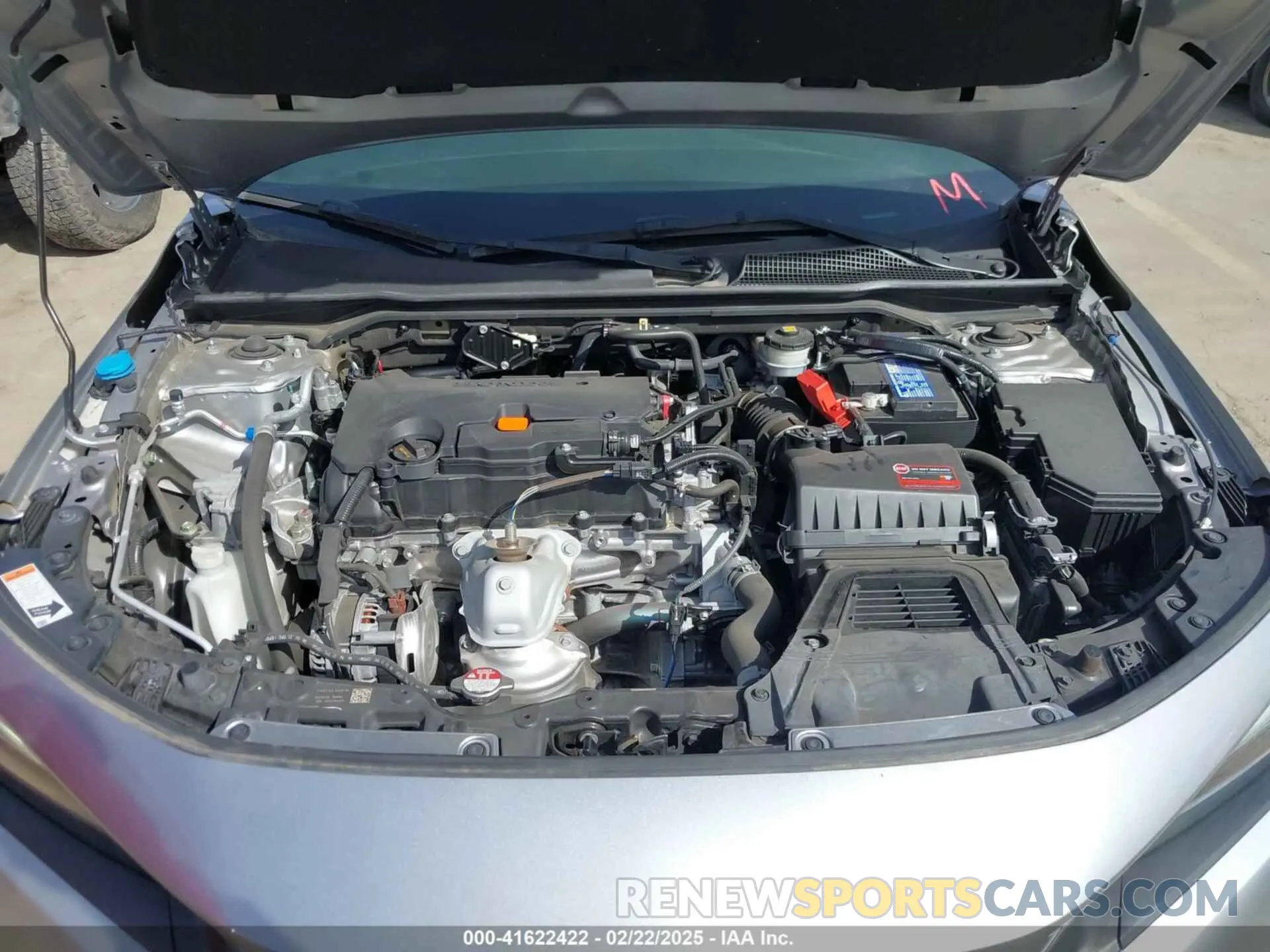 10 fotografías del automóvil dañado 2HGFE2F5XNH555827 HONDA CIVIC 2022