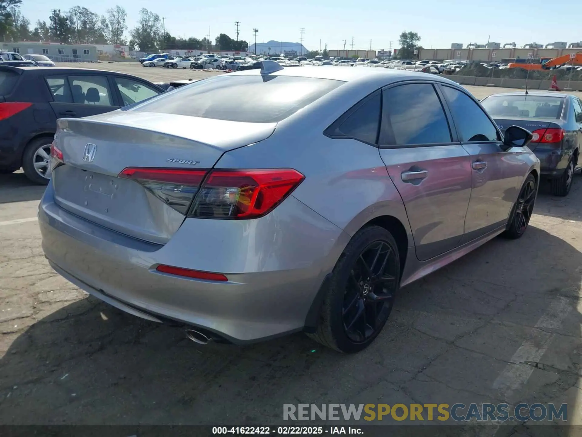4 fotografías del automóvil dañado 2HGFE2F5XNH555827 HONDA CIVIC 2022