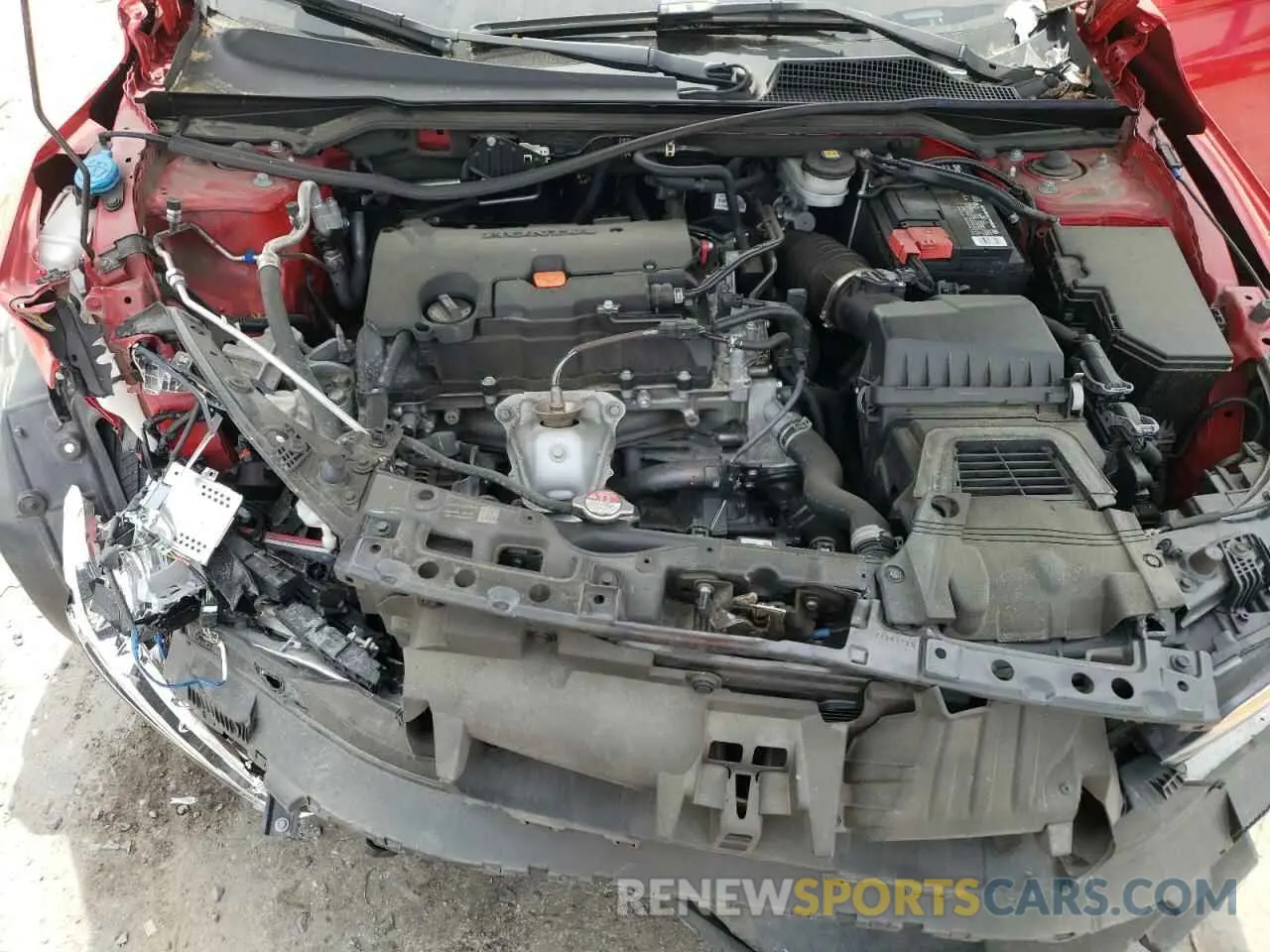 11 fotografías del automóvil dañado 2HGFE2F5XNH567914 HONDA CIVIC 2022