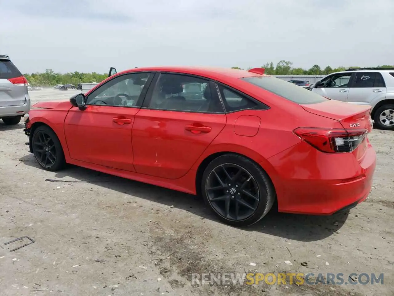 2 fotografías del automóvil dañado 2HGFE2F5XNH567914 HONDA CIVIC 2022