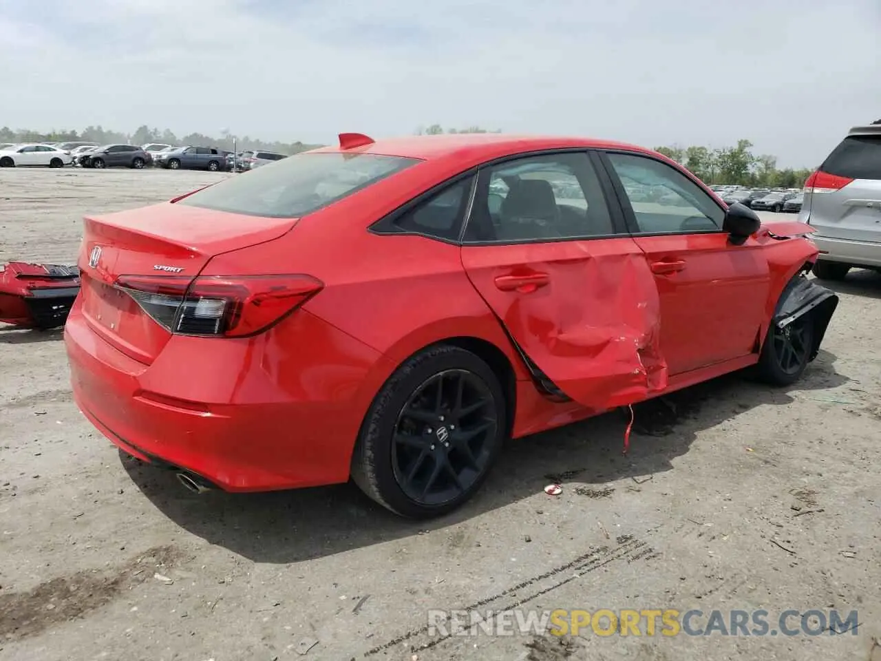 3 fotografías del automóvil dañado 2HGFE2F5XNH567914 HONDA CIVIC 2022