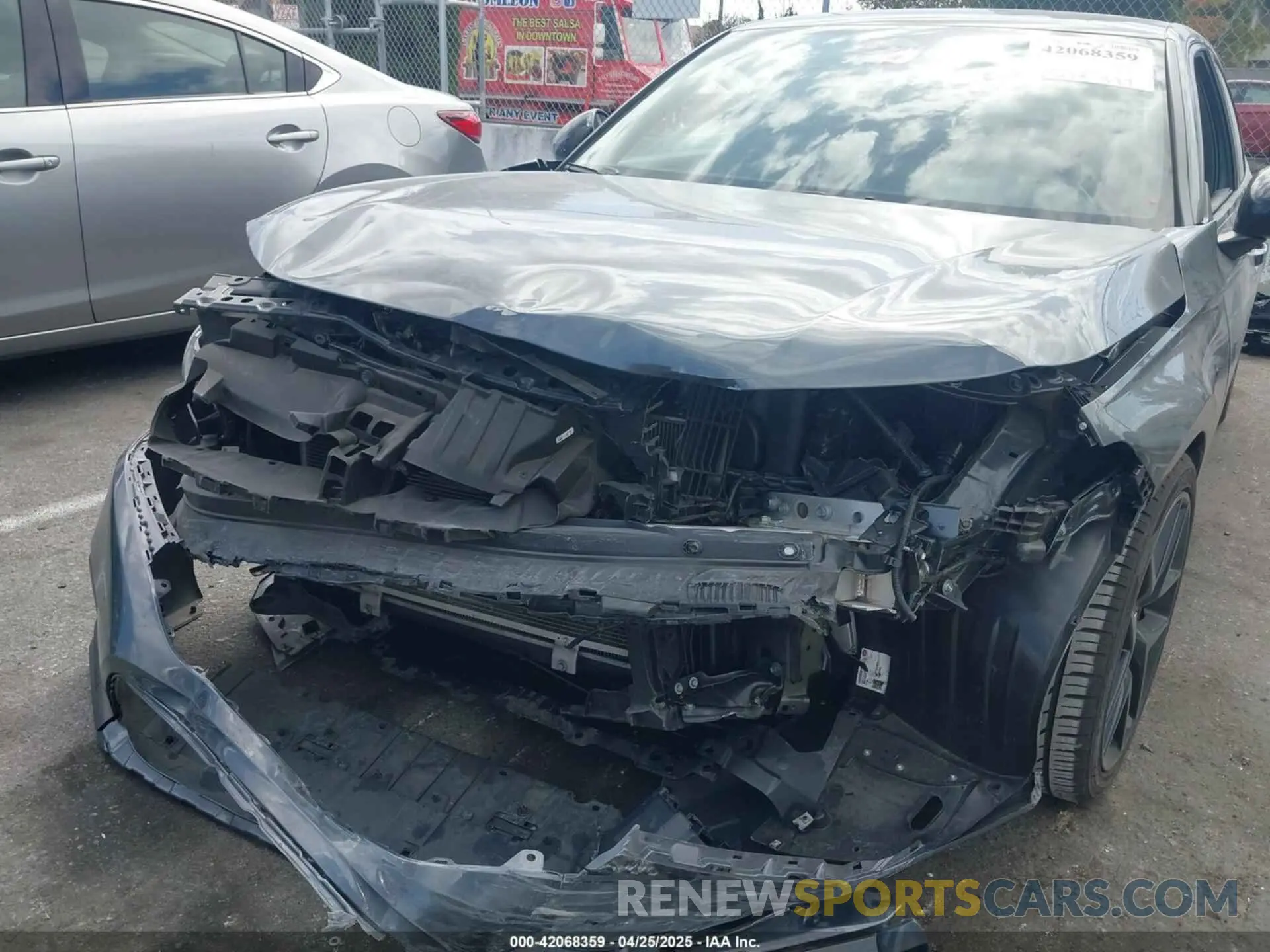 6 fotografías del automóvil dañado 2HGFE2F5XNH573972 HONDA CIVIC 2022