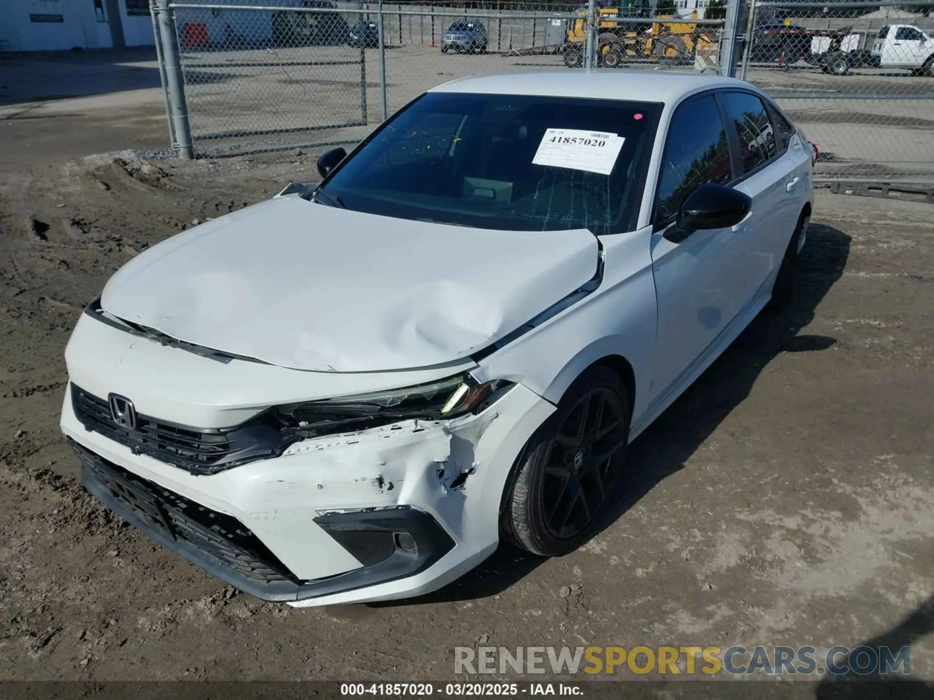 2 fotografías del automóvil dañado 2HGFE2F5XNH575494 HONDA CIVIC 2022