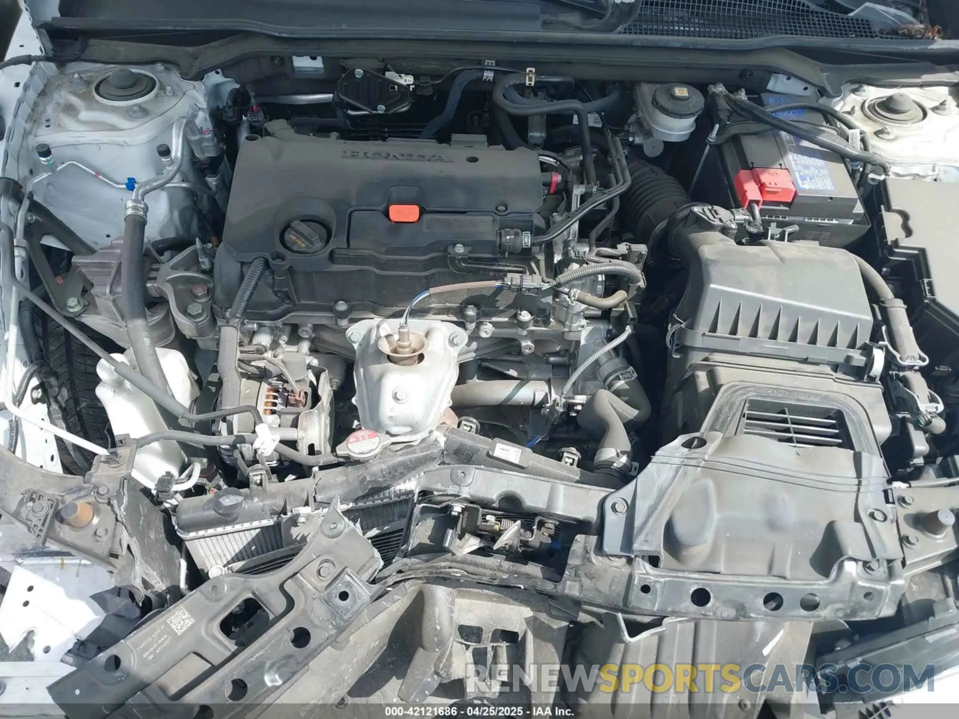 10 fotografías del automóvil dañado 2HGFE2F5XNH590187 HONDA CIVIC 2022