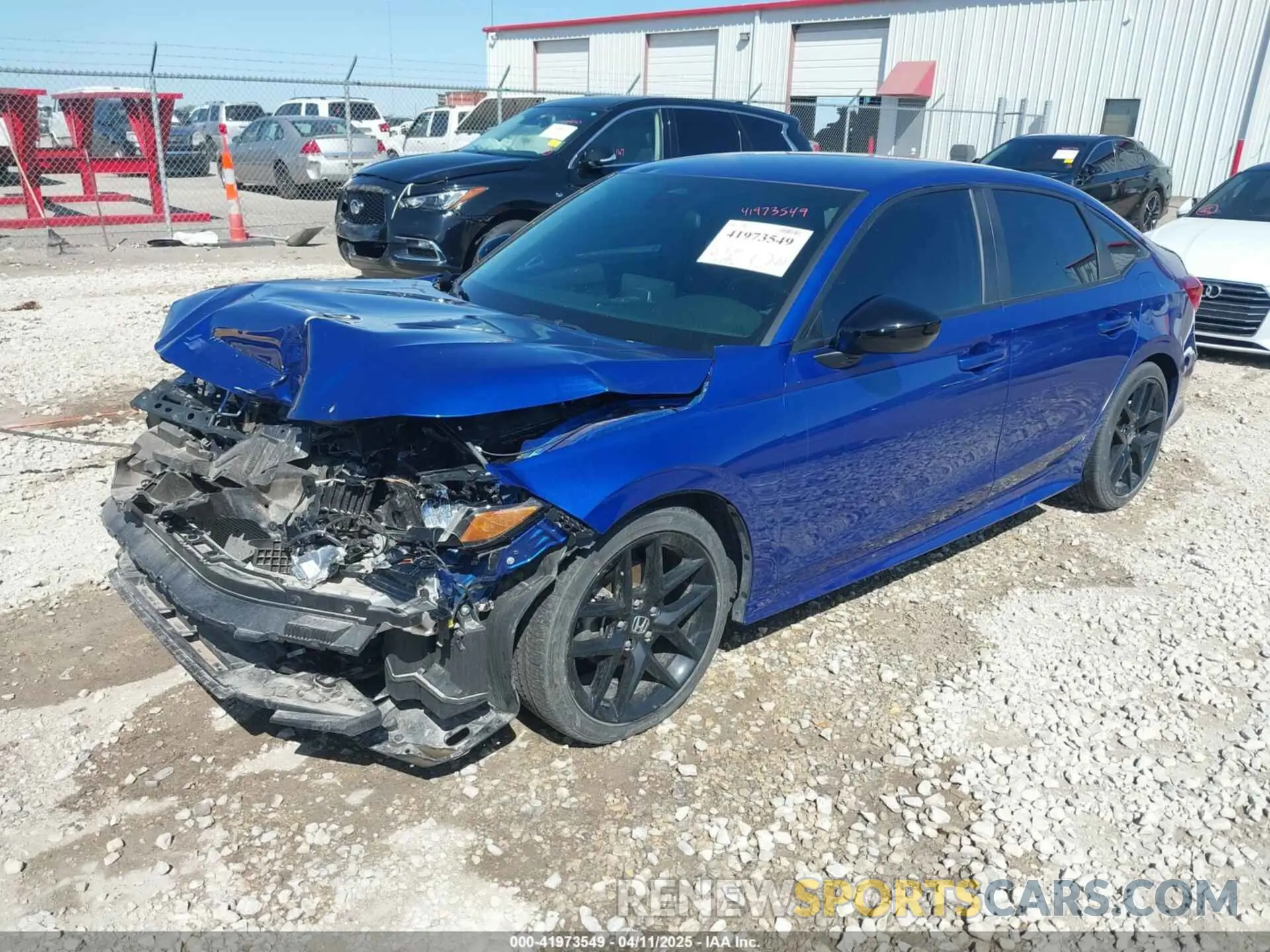 2 fotografías del automóvil dañado 2HGFE2F5XNH594658 HONDA CIVIC 2022