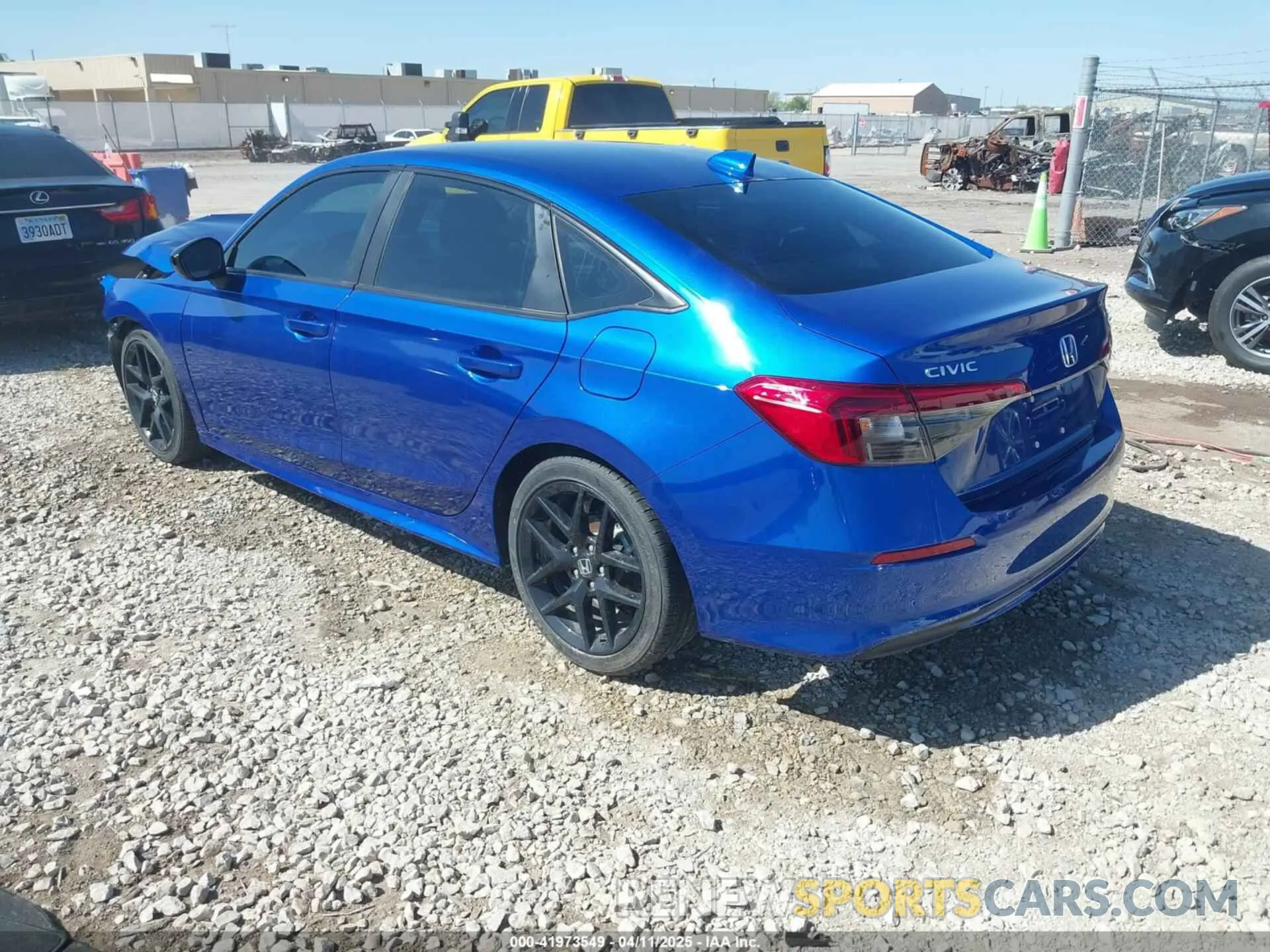 3 fotografías del automóvil dañado 2HGFE2F5XNH594658 HONDA CIVIC 2022