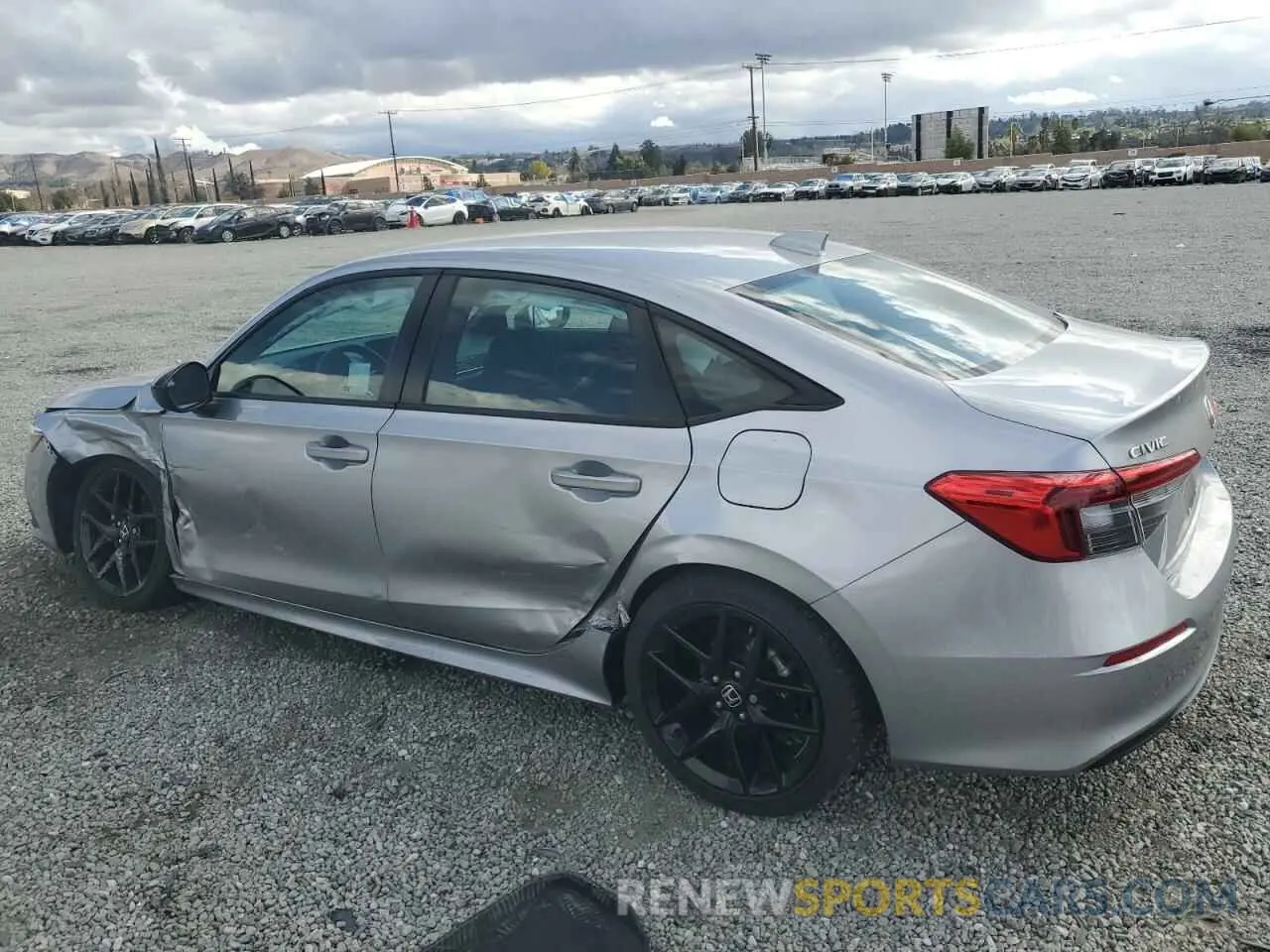 2 fotografías del automóvil dañado 2HGFE2F5XNH598841 HONDA CIVIC 2022