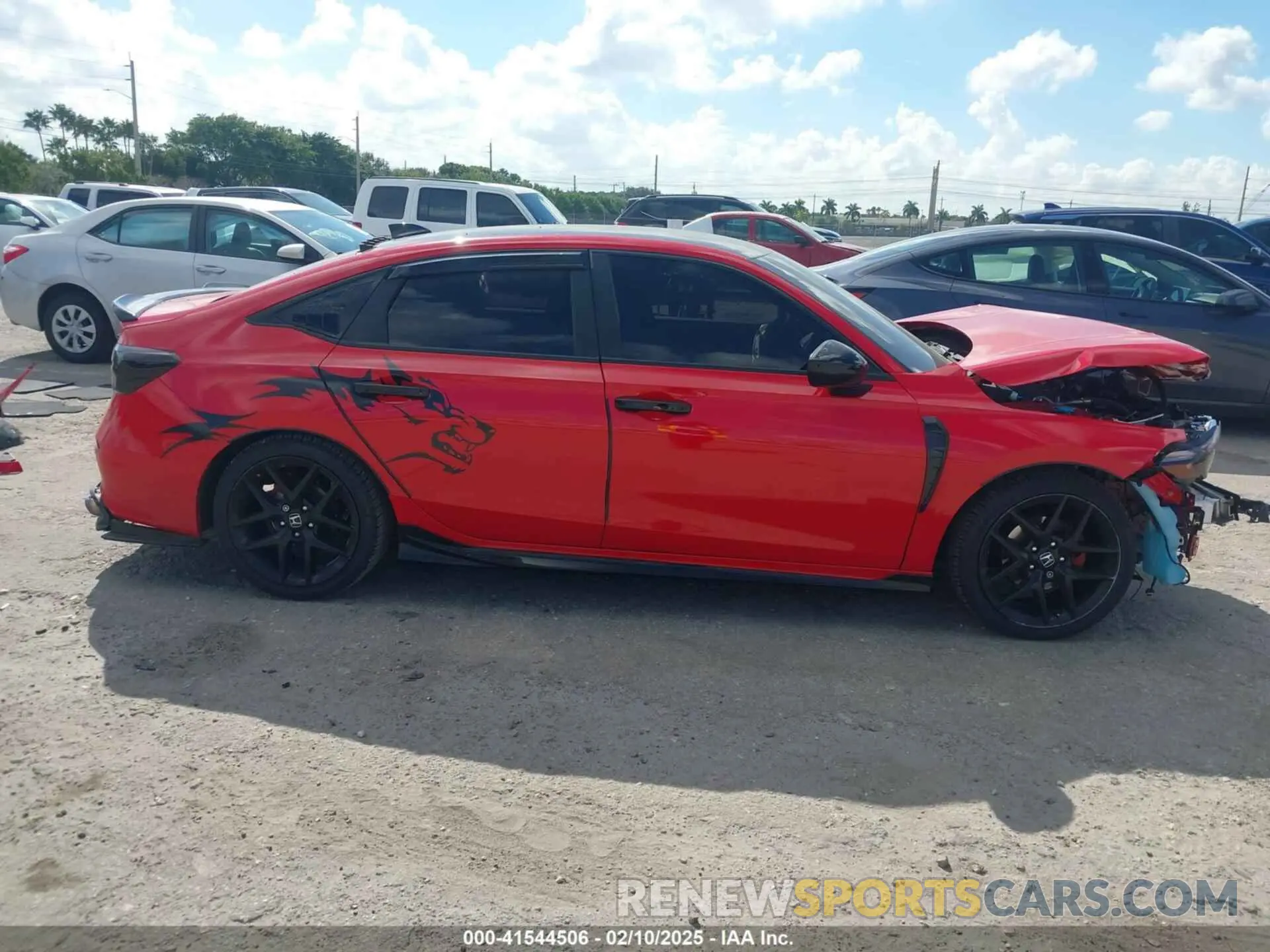 14 fotografías del automóvil dañado 2HGFE2F5XNH599343 HONDA CIVIC 2022