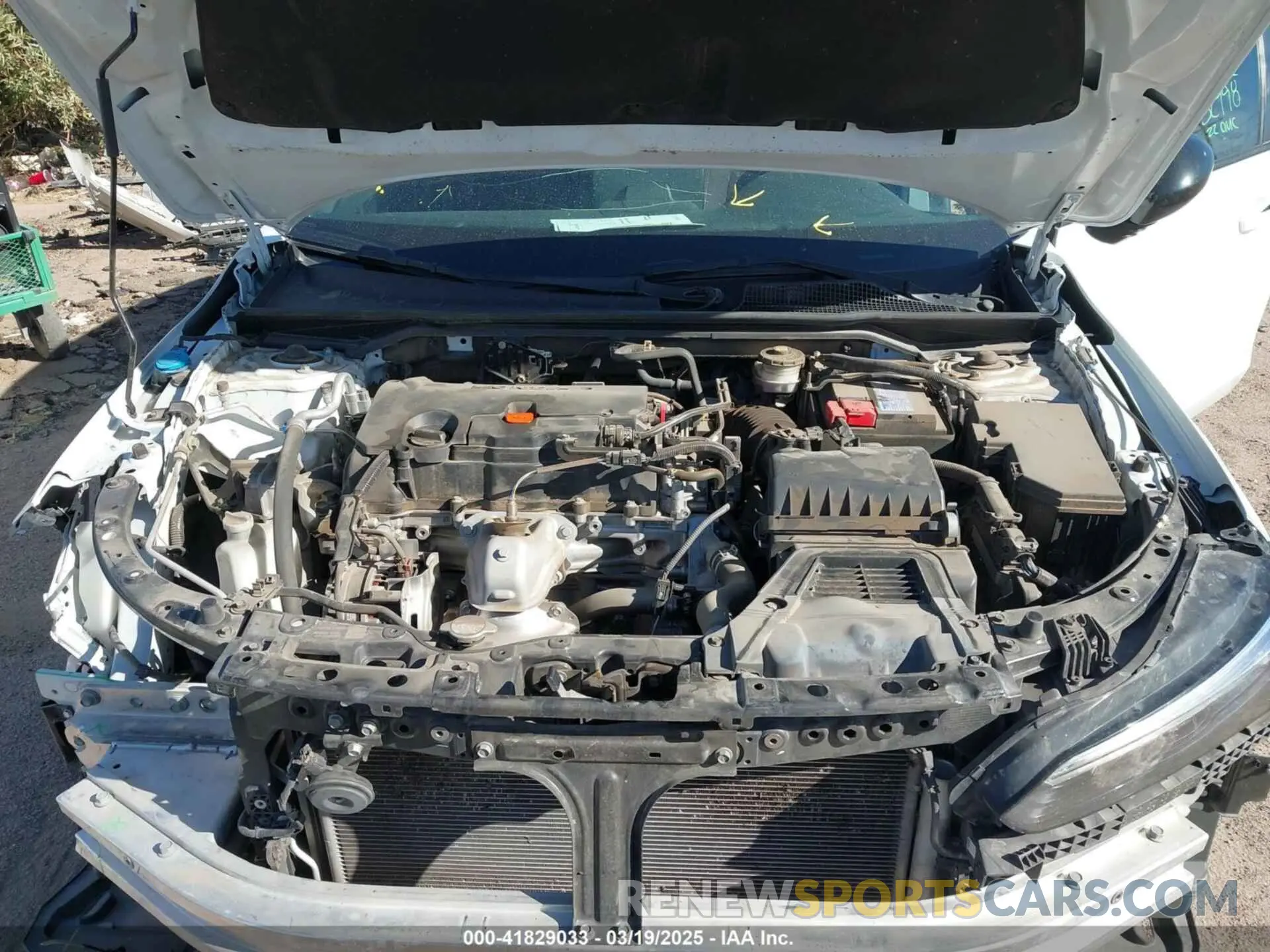 10 fotografías del automóvil dañado 2HGFE2F5XNH604976 HONDA CIVIC 2022