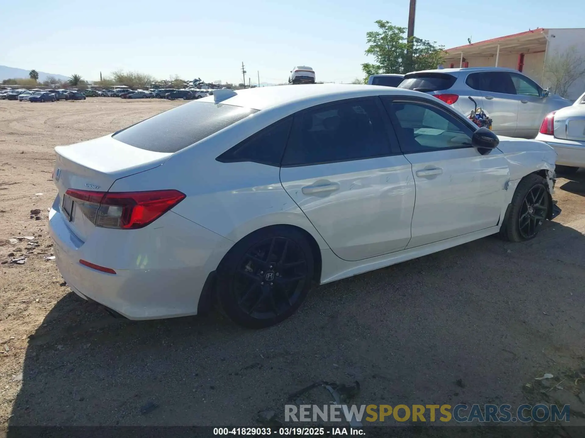 4 fotografías del automóvil dañado 2HGFE2F5XNH604976 HONDA CIVIC 2022